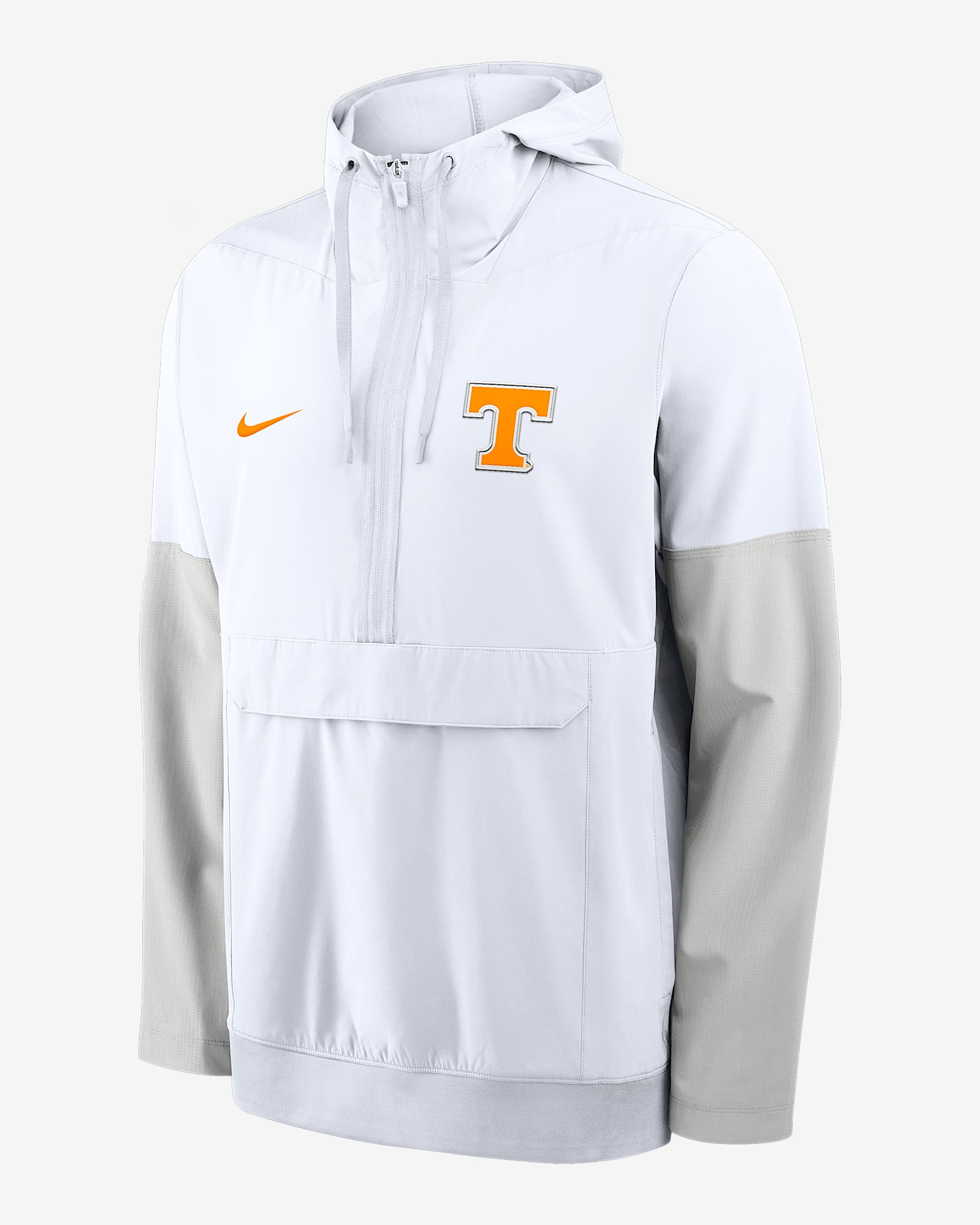 Tennessee Anorak Men's Nike College 1/2-Zip Hooded Jacket - White