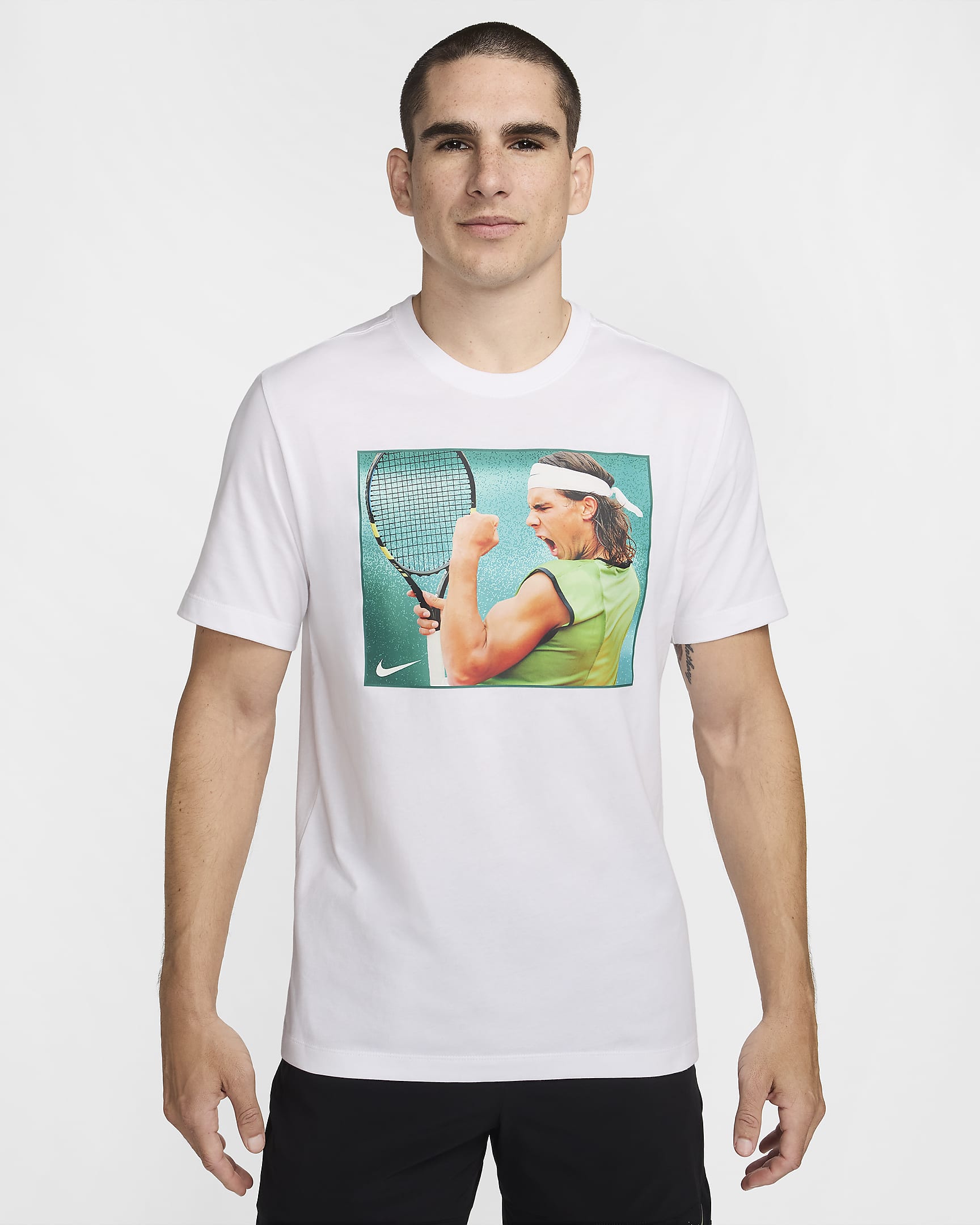 Rafa Men's Tennis T-Shirt - White