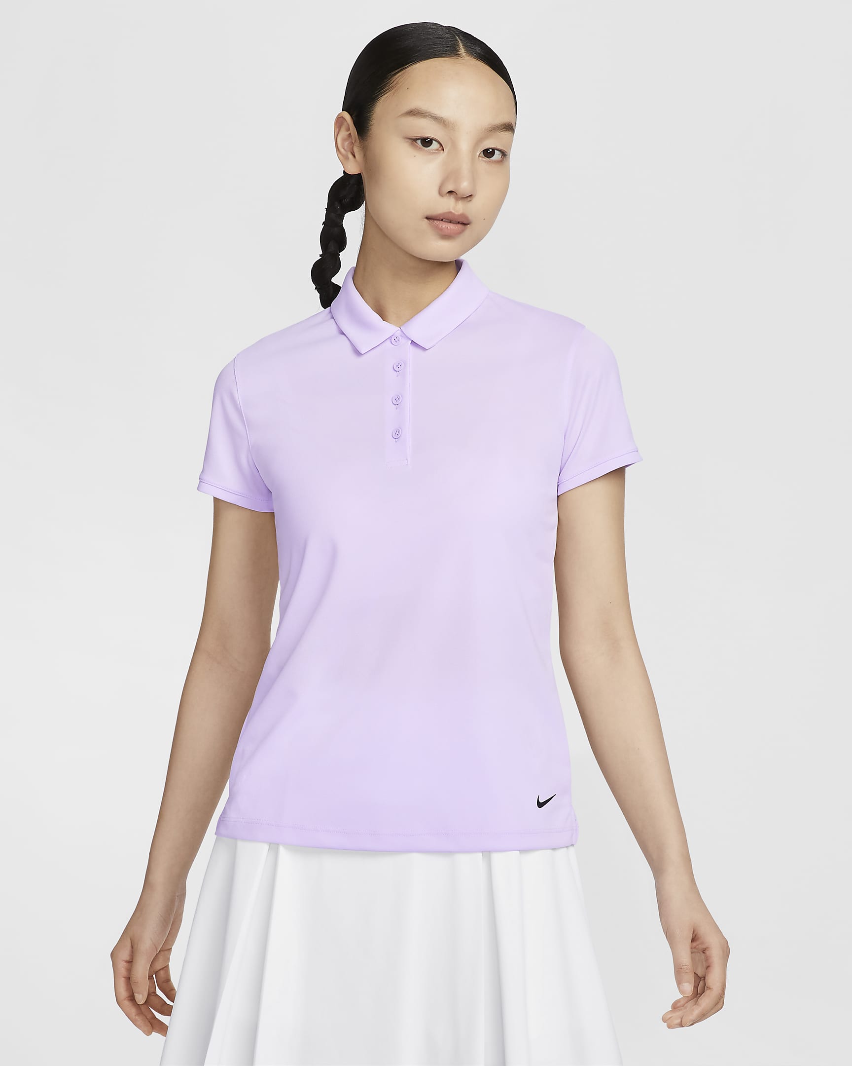 Nike Dri-FIT Victory Women's Golf Polo - Violet Mist/Black