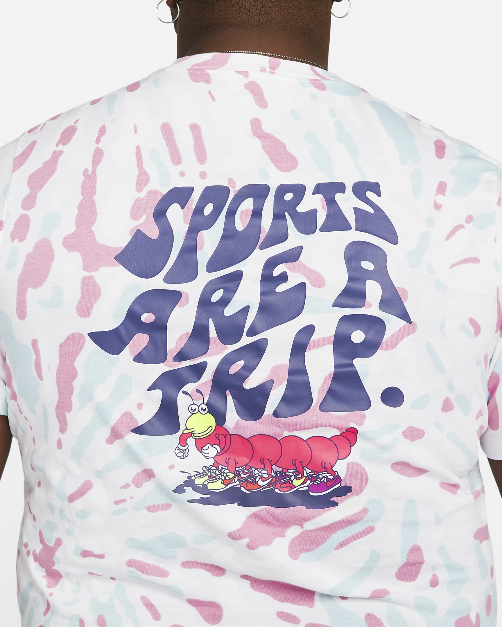 tie dye nike shirt mens