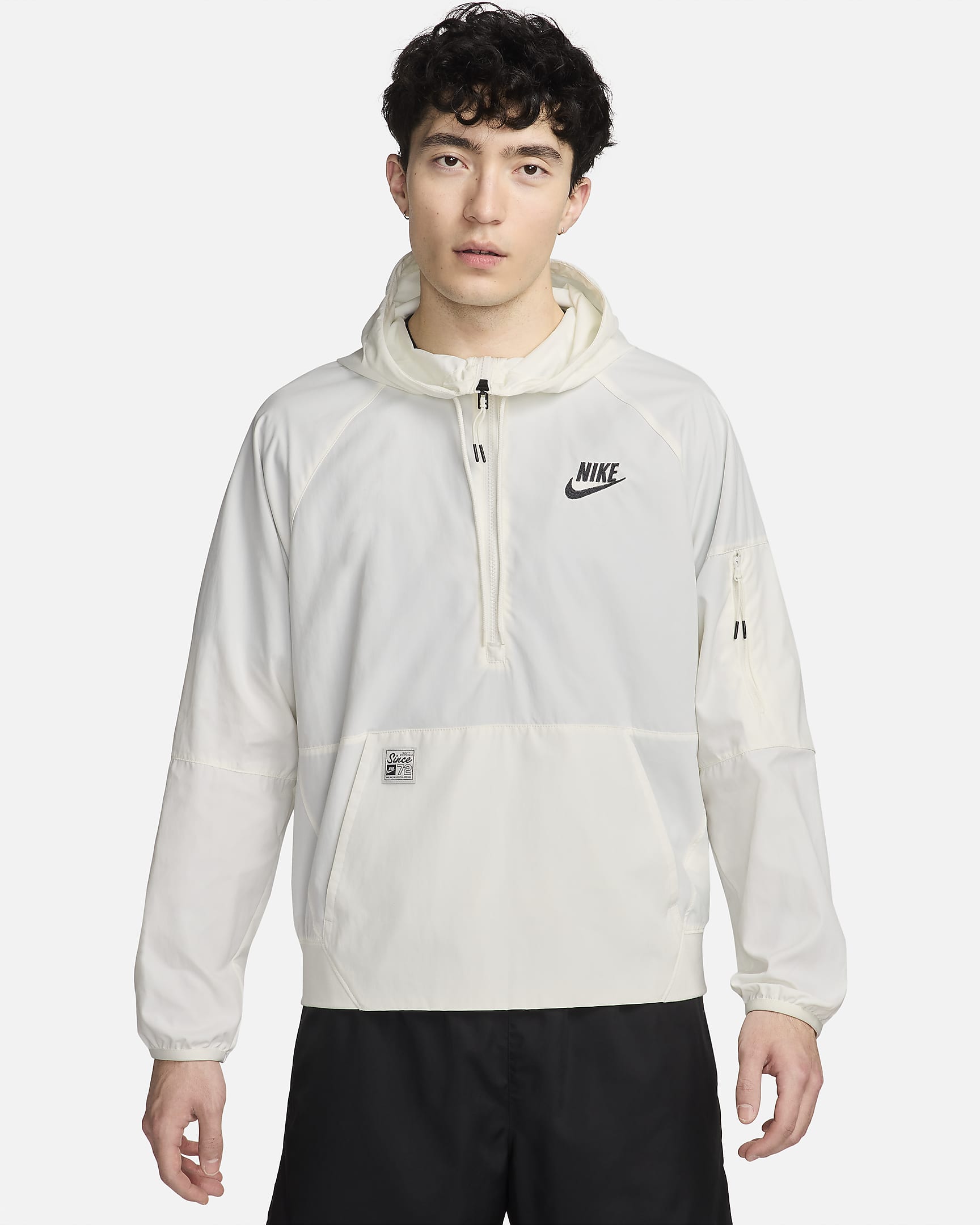 Nike Sportswear 男款梭織無襯裡防風外套 - Sail/Sail/Anthracite