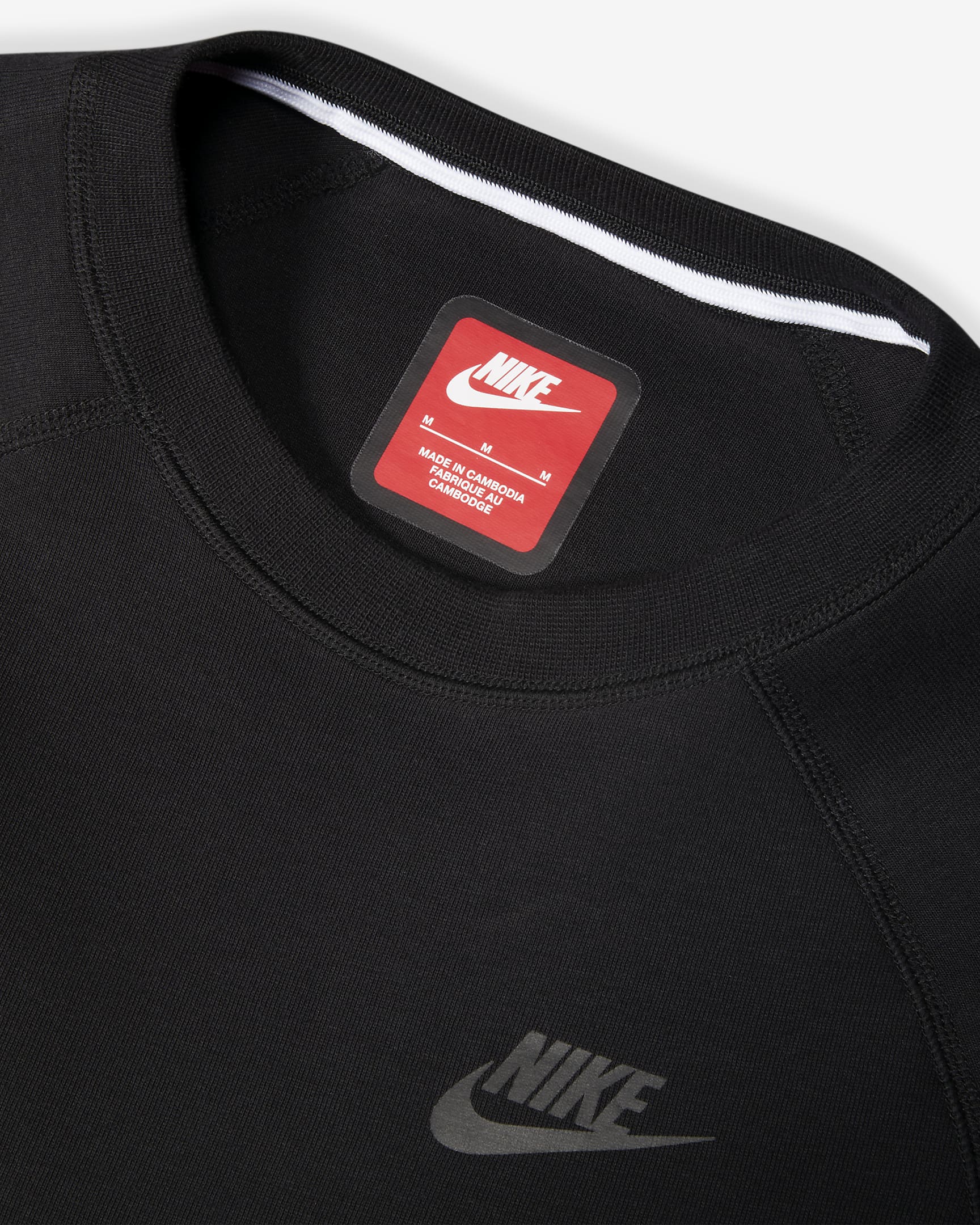 Nike Sportswear Tech Fleece Big Kids' (Boys') Sweatshirt - Black/Black/Black