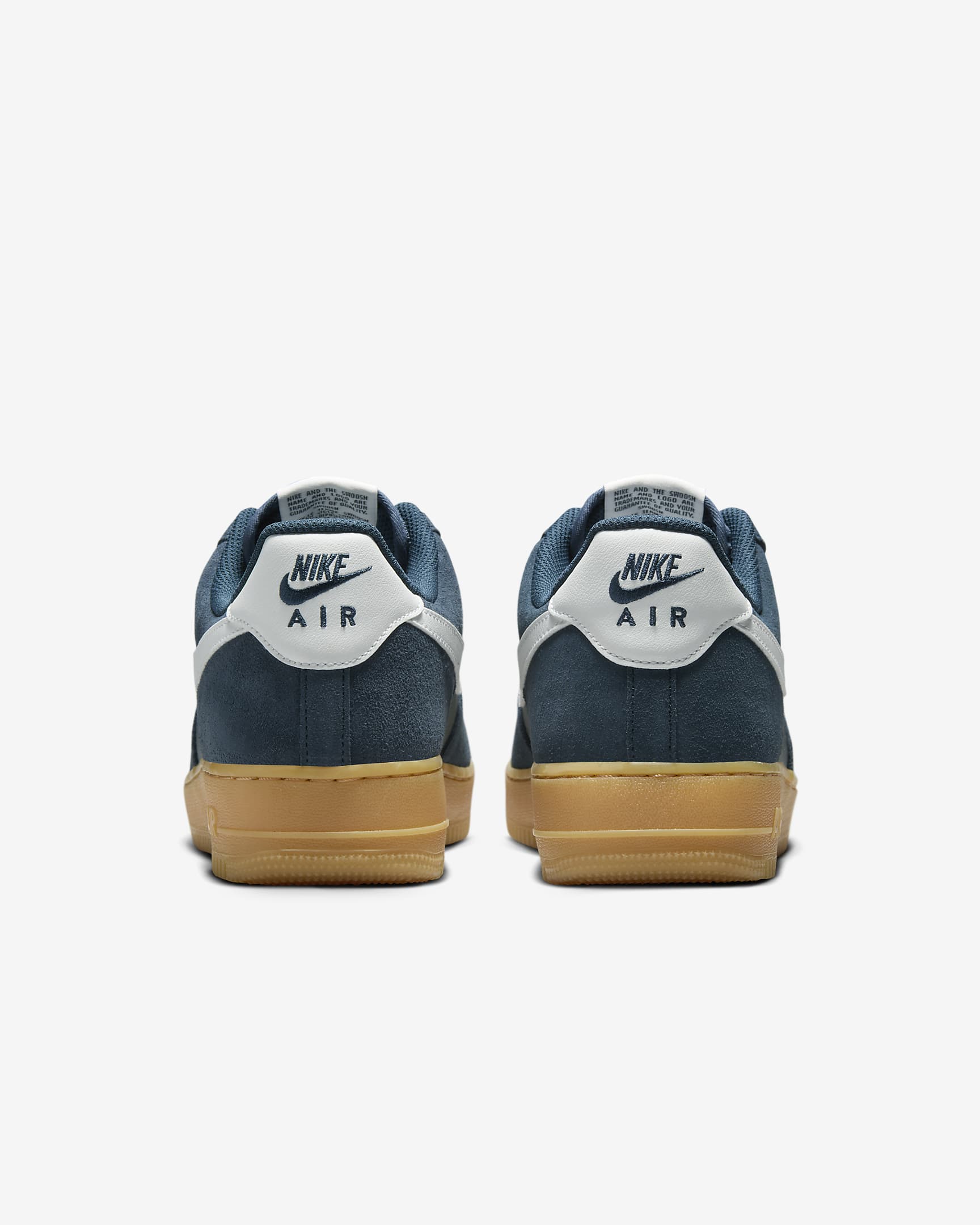 Nike Air Force 1 '07 LV8 男鞋 - Armory Navy/Gum Light Brown/Summit White