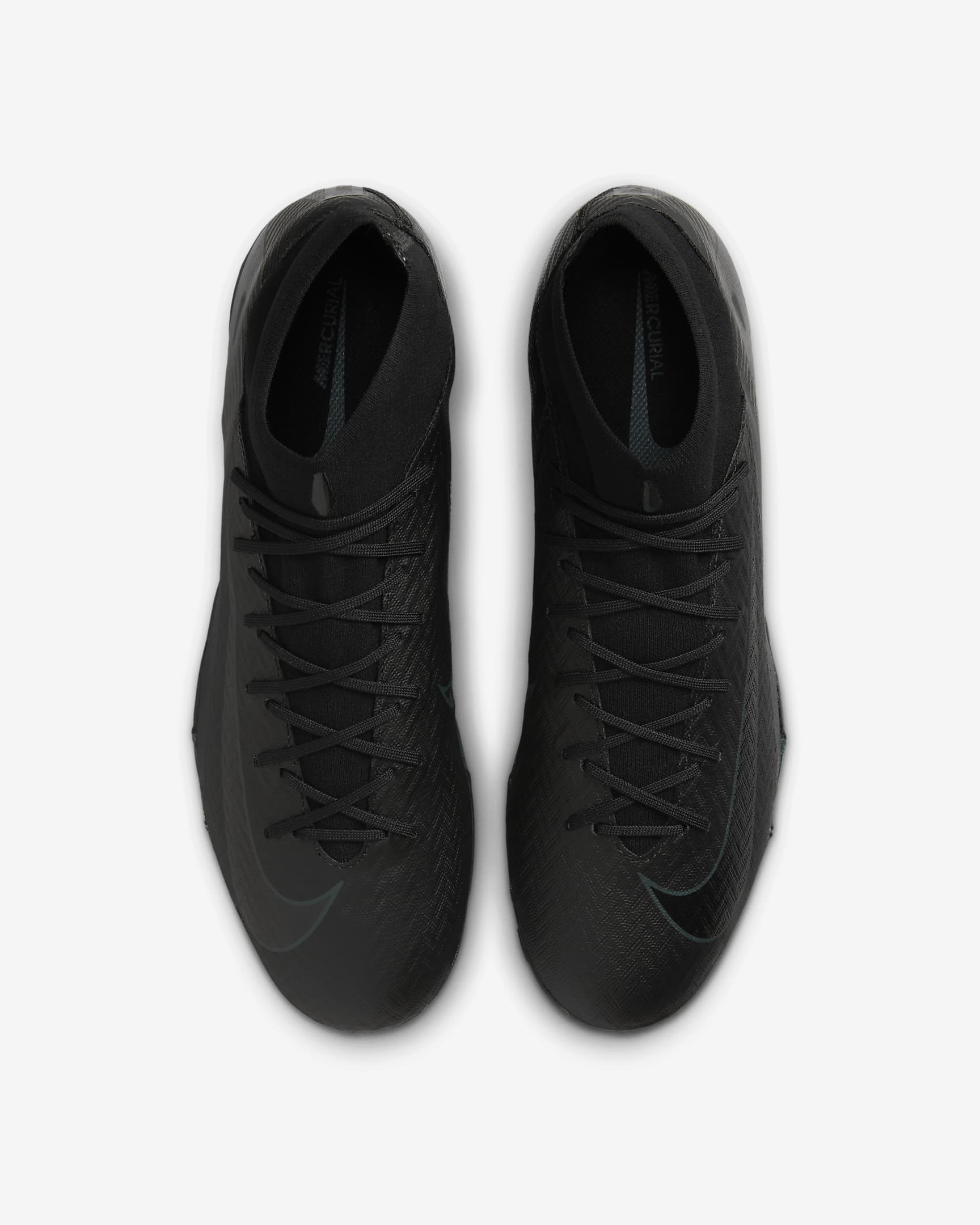 Nike Mercurial Superfly 10 Academy Zapatillas de fútbol de perfil alto TF - Negro/Deep Jungle/Negro