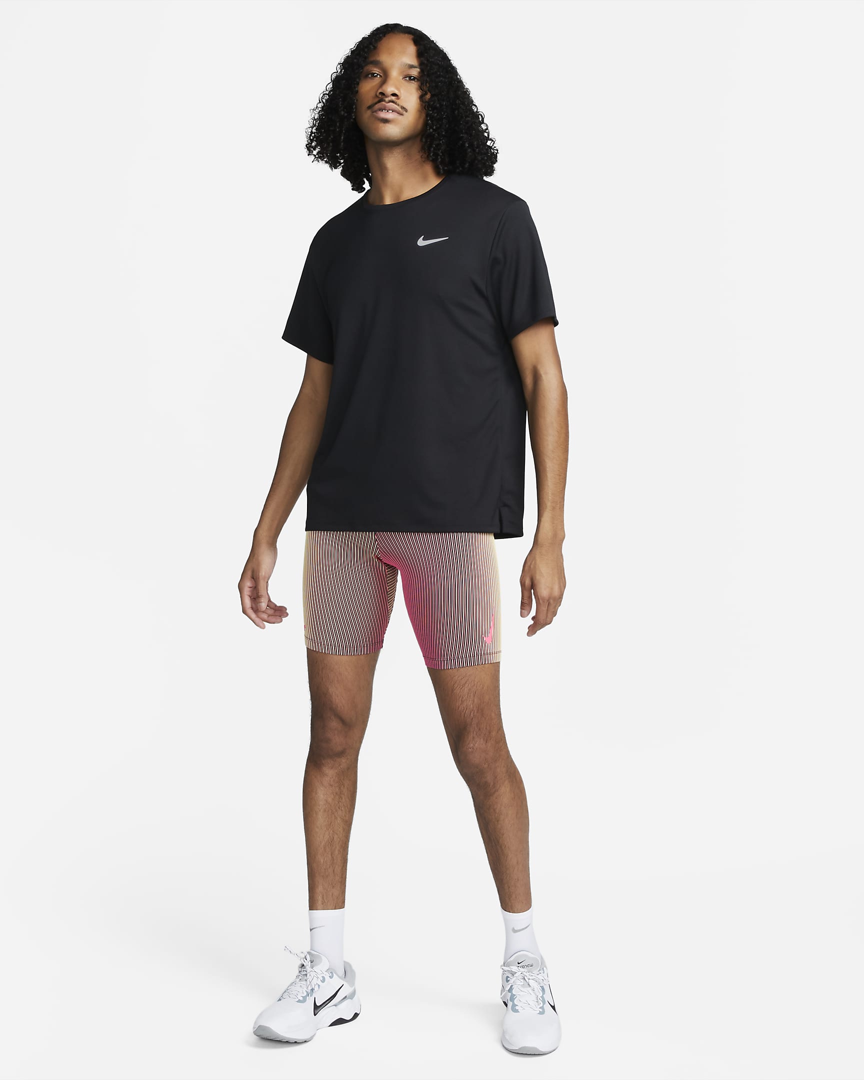 Nike DriFIT ADV AeroSwift Men's 1/2Length Racing Tights.