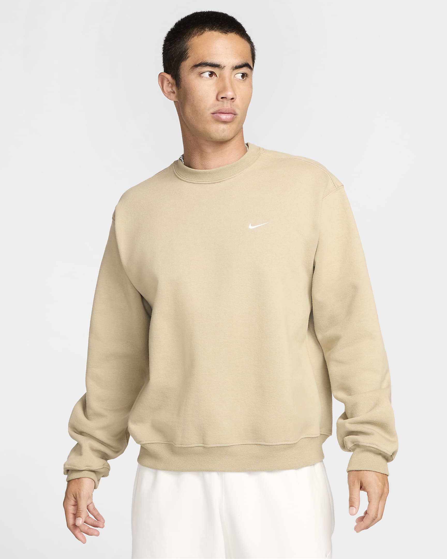 Nike "Made In the USA" Men's Crew Sweatshirt - Khaki/White