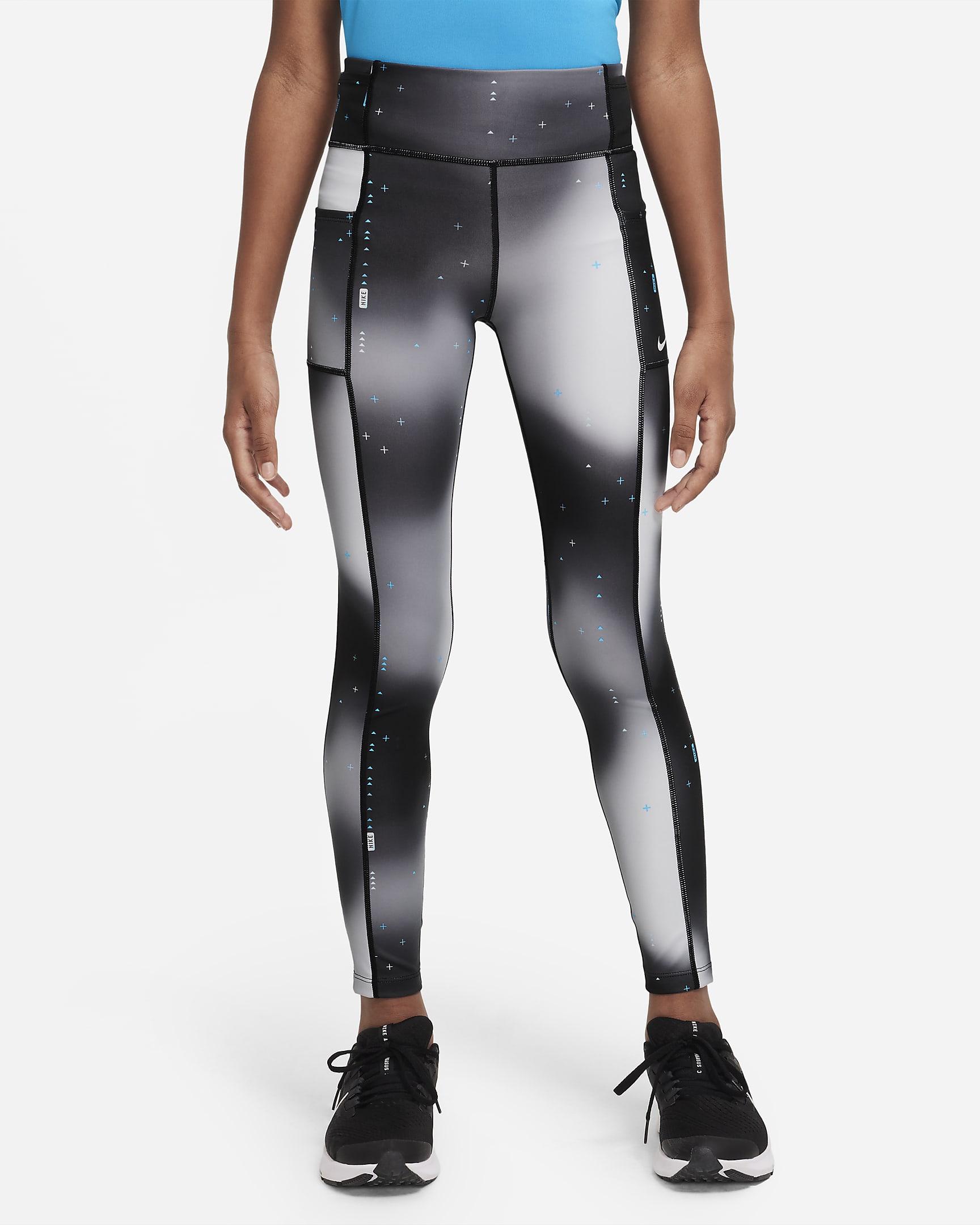 Nike DriFIT One Older Kids' (Girls') Training Leggings with Pockets