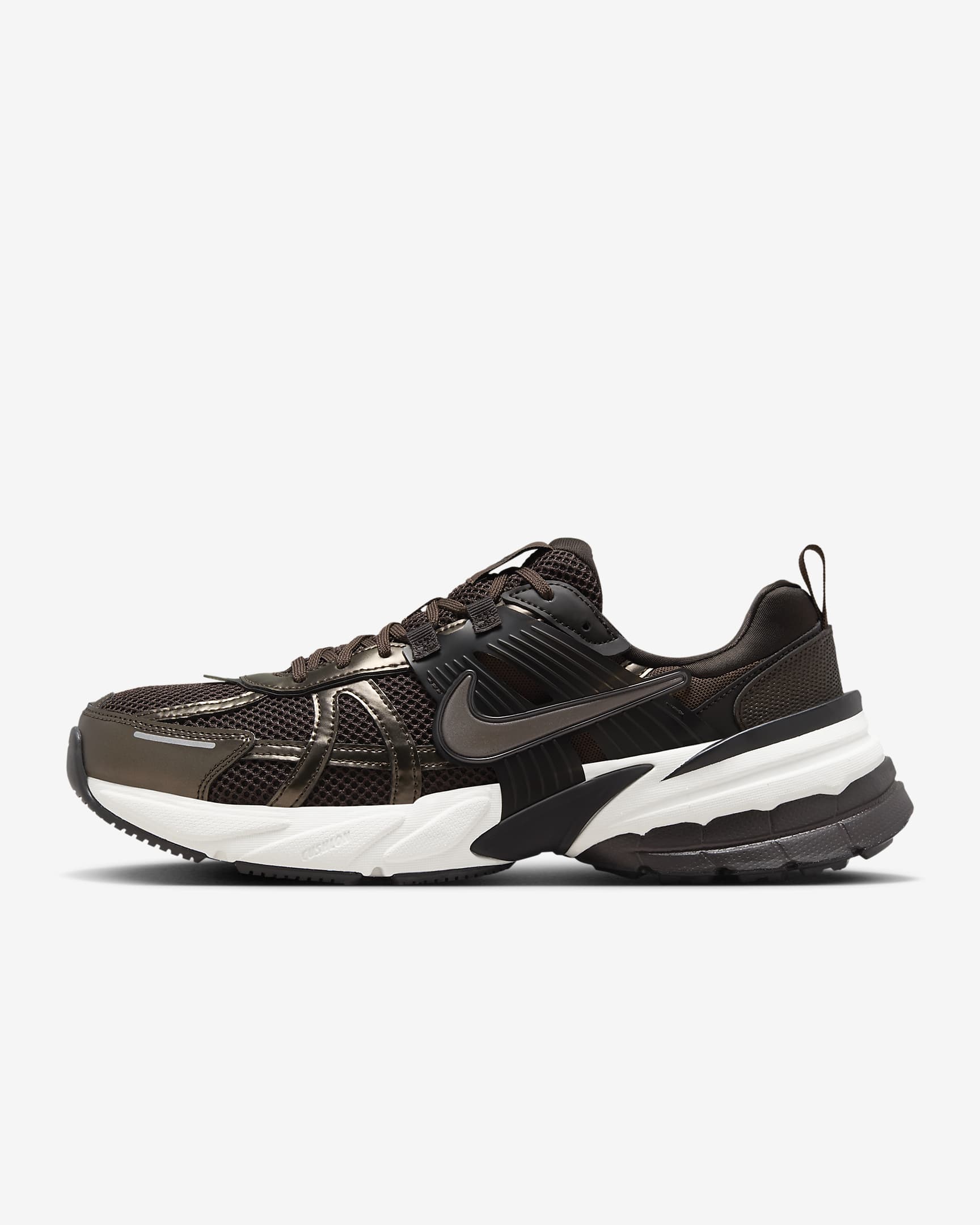 Nike V2K Run Men's Shoes - Velvet Brown/White/Black/Baroque Brown