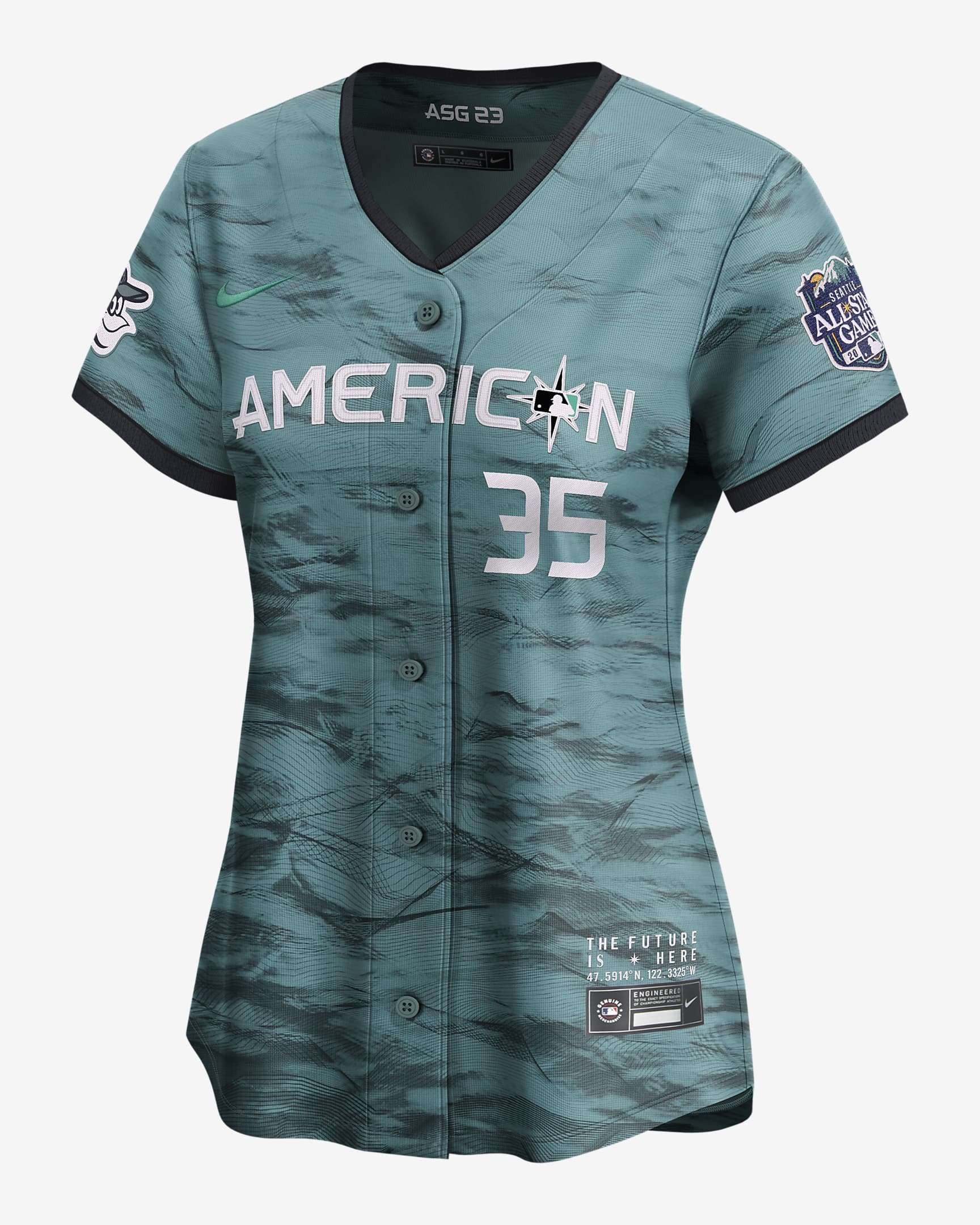 Adley Rutschman American League 2023 All-Star Game Women's Nike MLB Limited Jersey - Teal