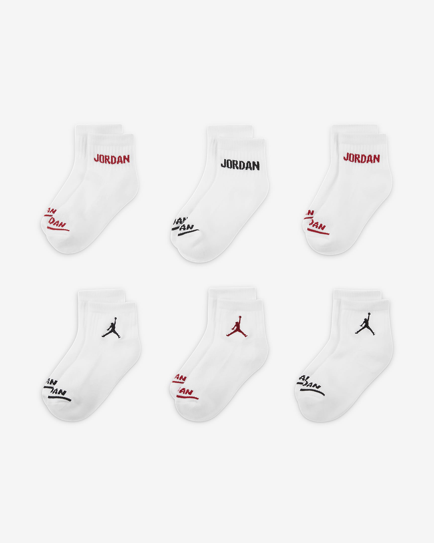 Jordan Legend Ankle Socks Box Set (6-Pairs) Big Kids' Socks. Nike.com