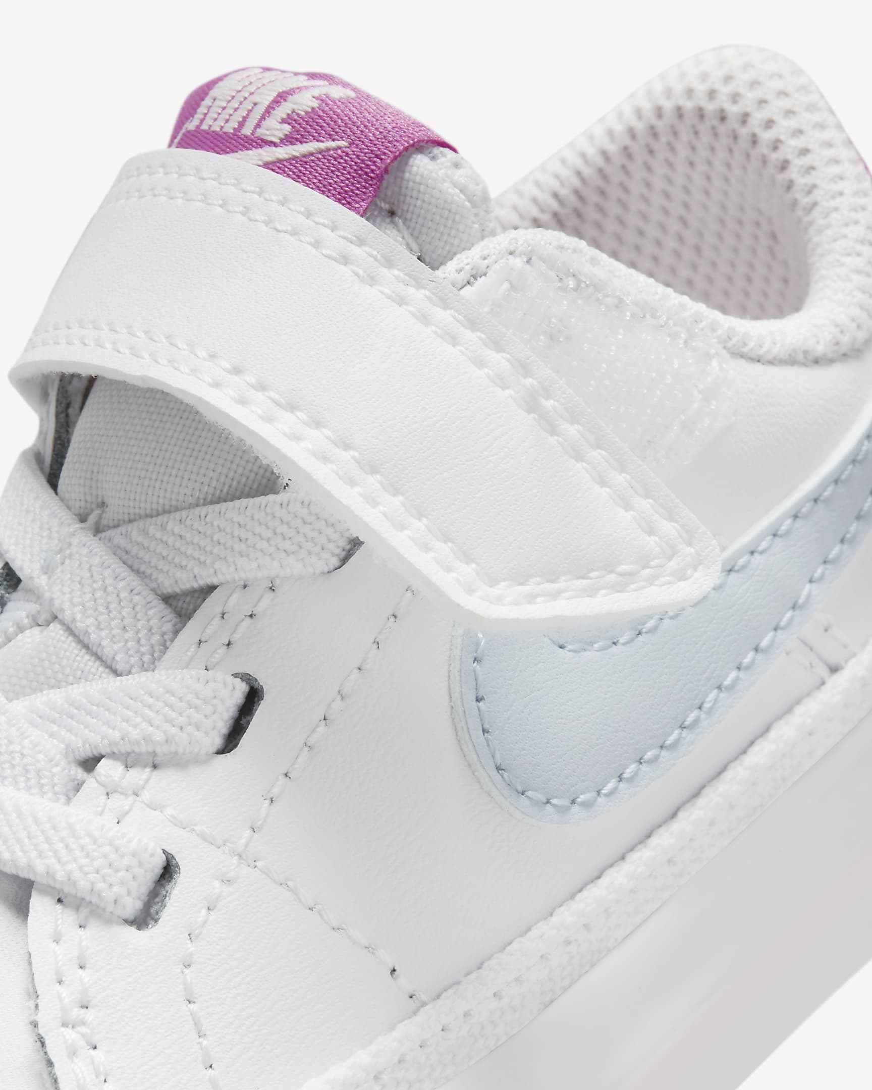 NikeCourt Legacy Baby/Toddler Shoes - White/Cosmic Fuchsia/Pearl Pink/Football Grey