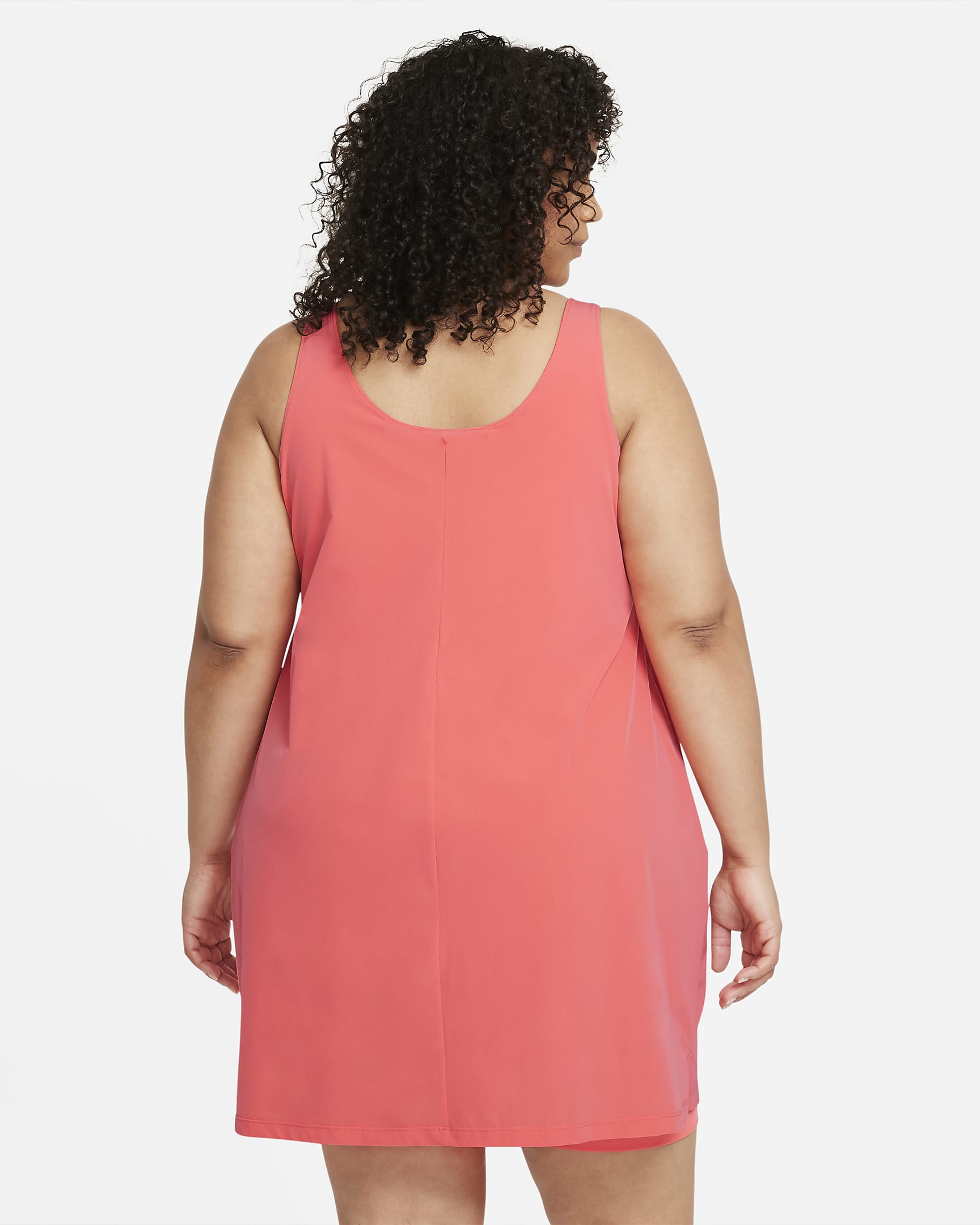 Nike Bliss Luxe Women's Training Dress (Plus Size) - Magic Ember/Clear