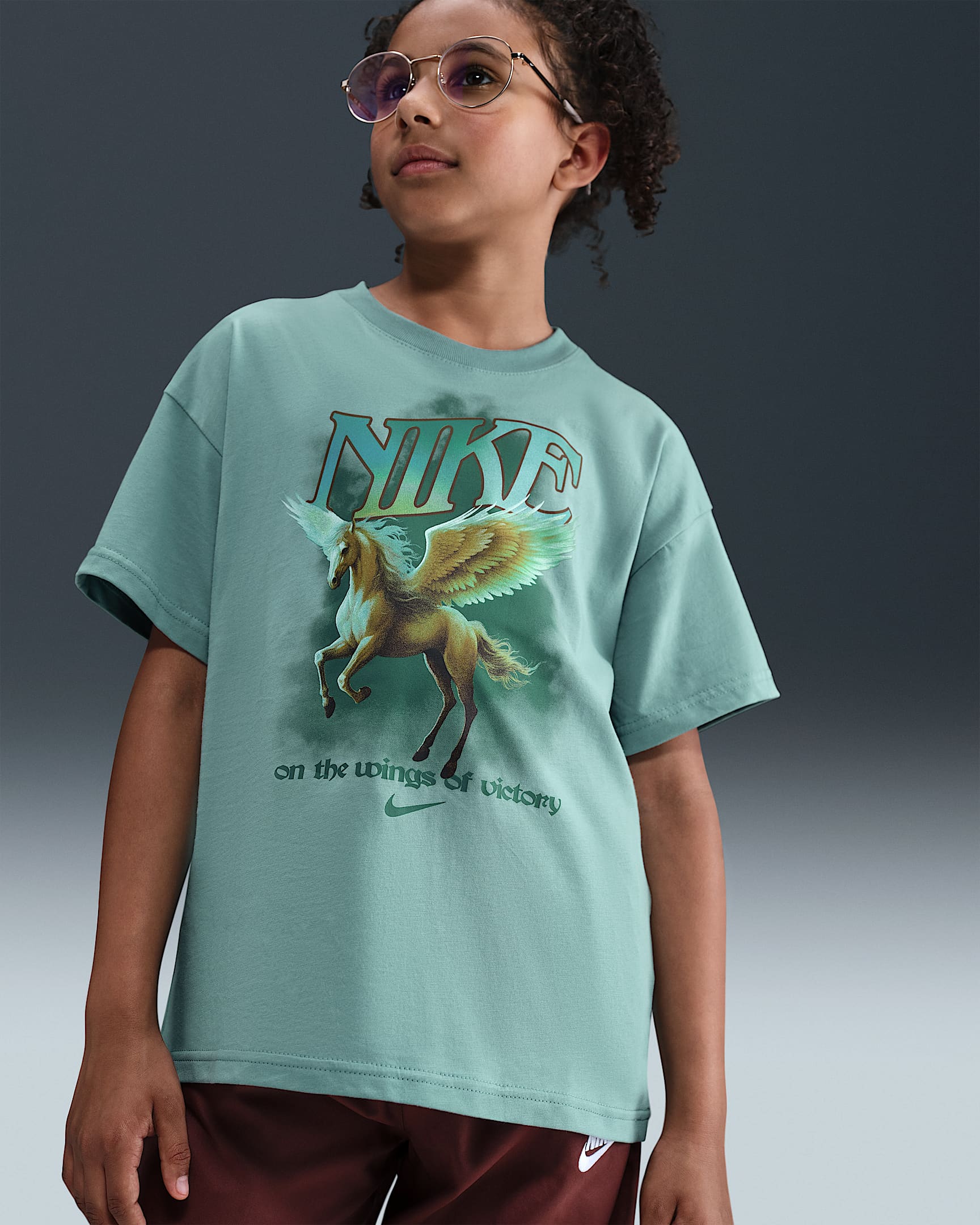 Nike Sportswear Older Kids' (Girls') T-Shirt - Cannon