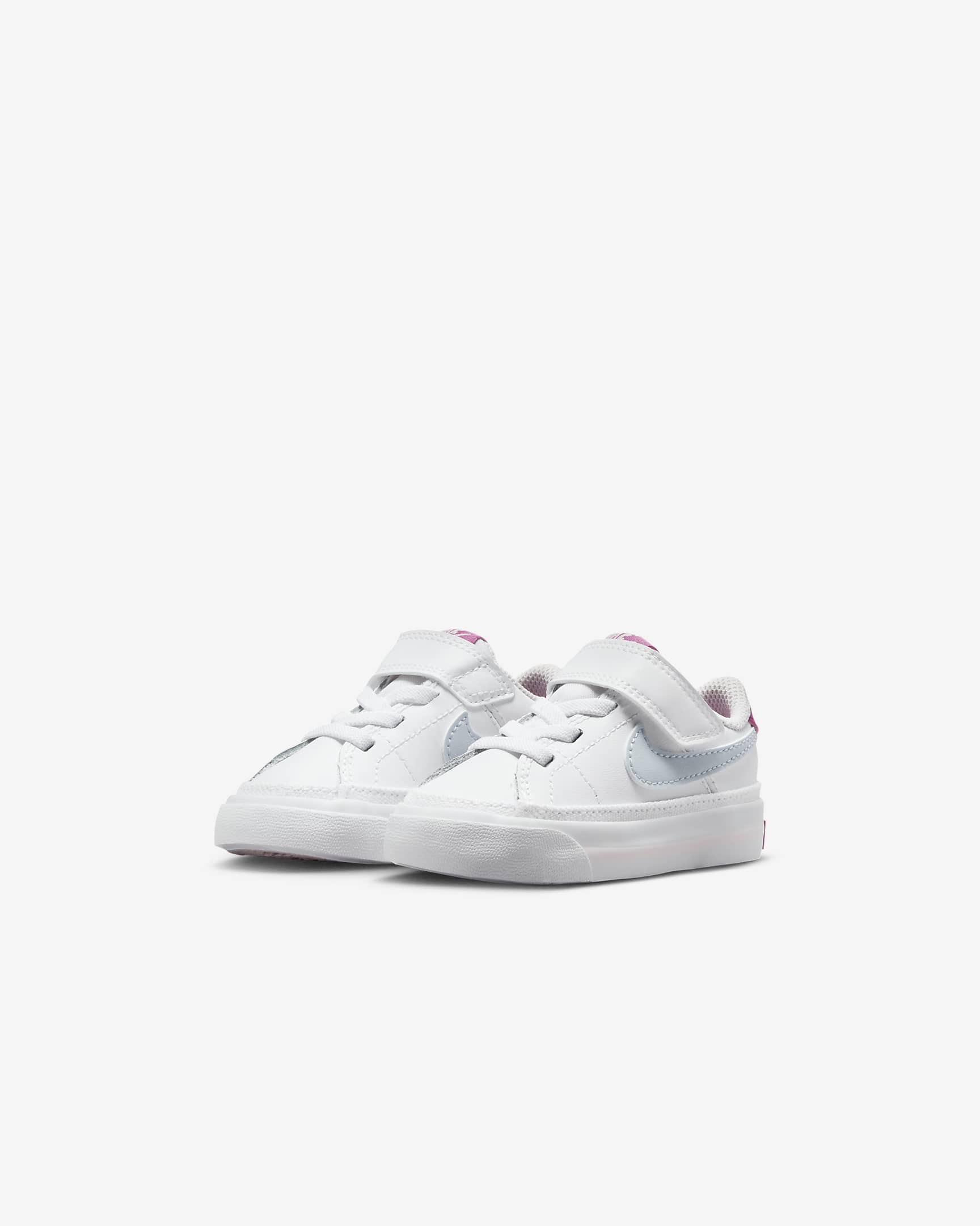 NikeCourt Legacy Baby/Toddler Shoes - White/Cosmic Fuchsia/Pearl Pink/Football Grey