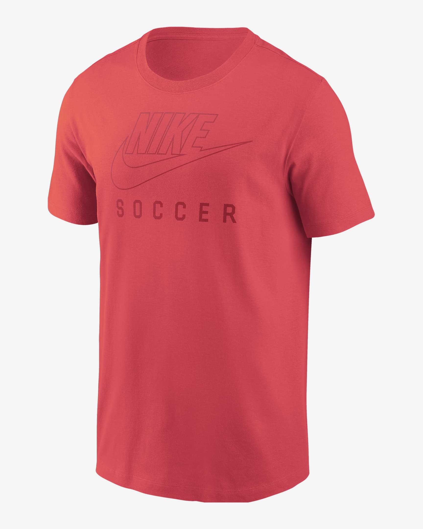 Nike Swoosh Men's Soccer T-Shirt - Ember Glow