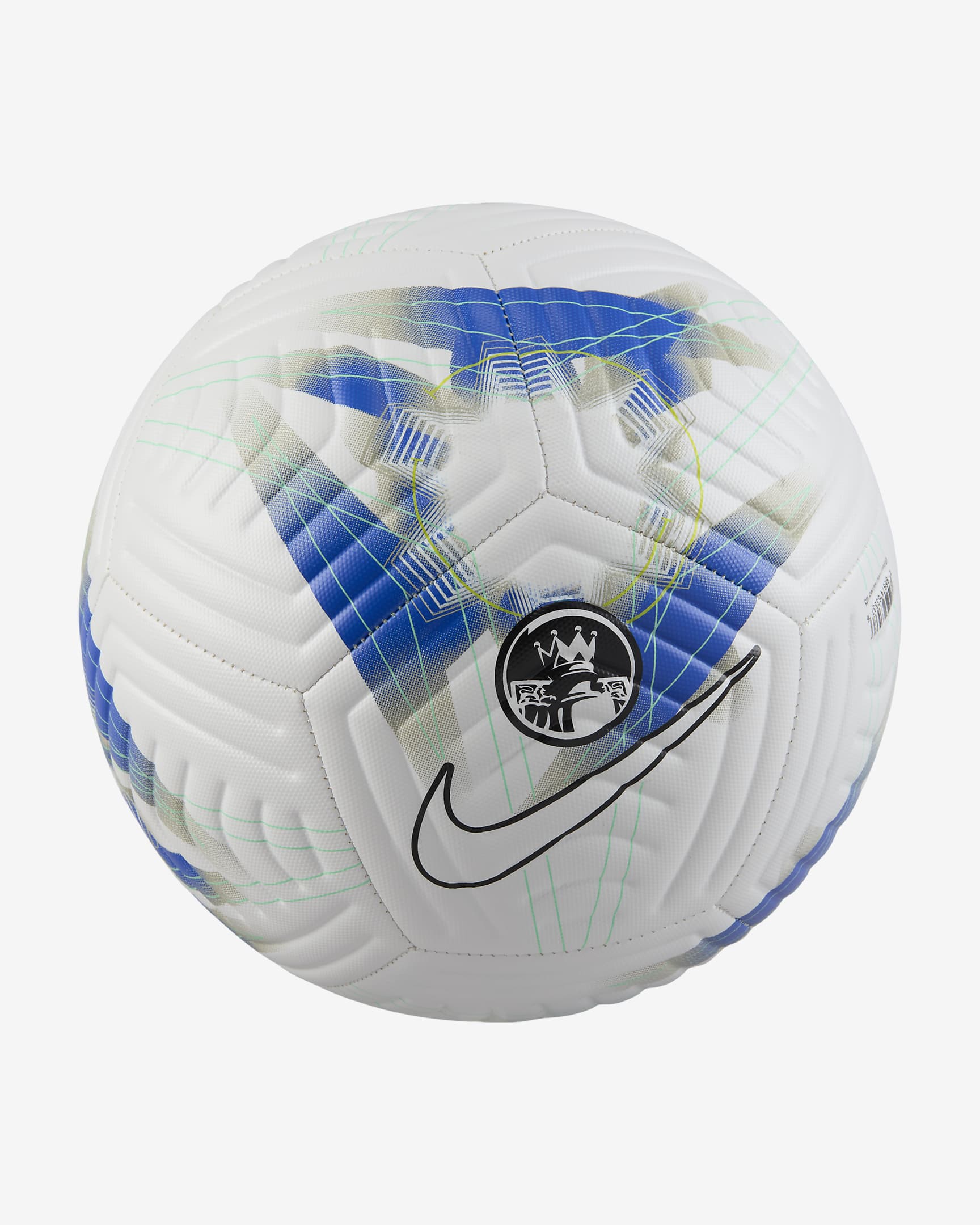 Premier League Academy Soccer Ball - White/Racer Blue/White