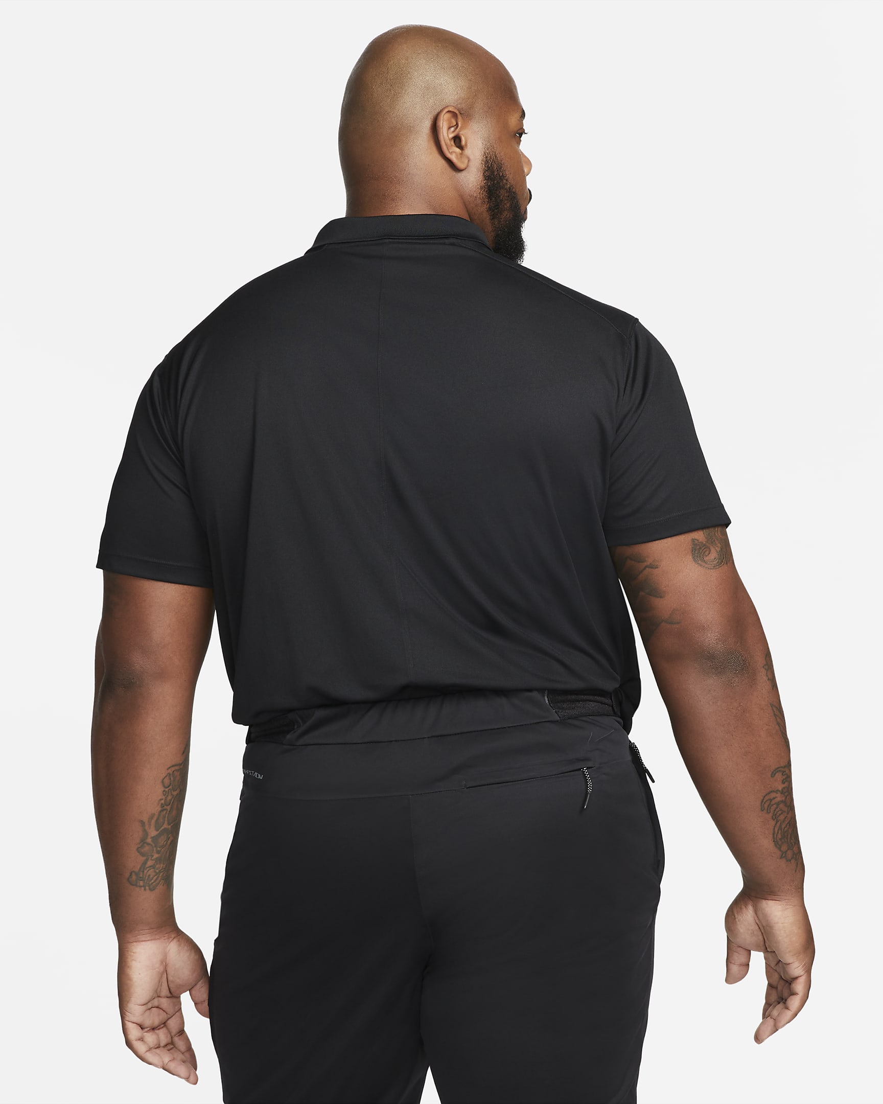 Nike Dri-FIT Victory Golf-Poloshirt für Herren - Schwarz/Weiß