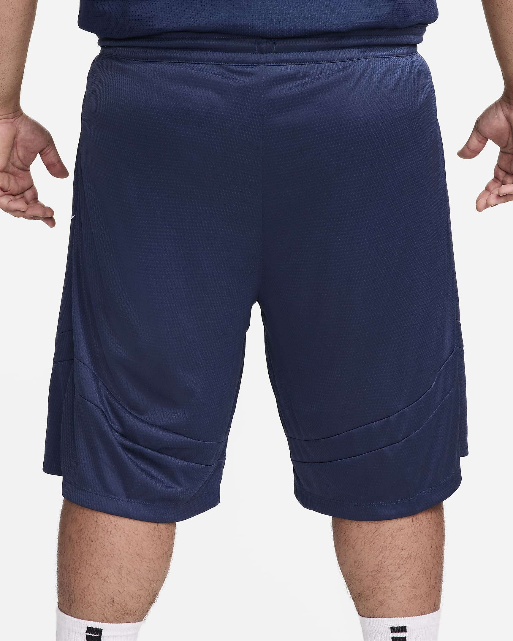 Nike Icon Pantalons curts Dri-FIT de 28 cm de bàsquet - Home - Midnight Navy/Midnight Navy/Blanc