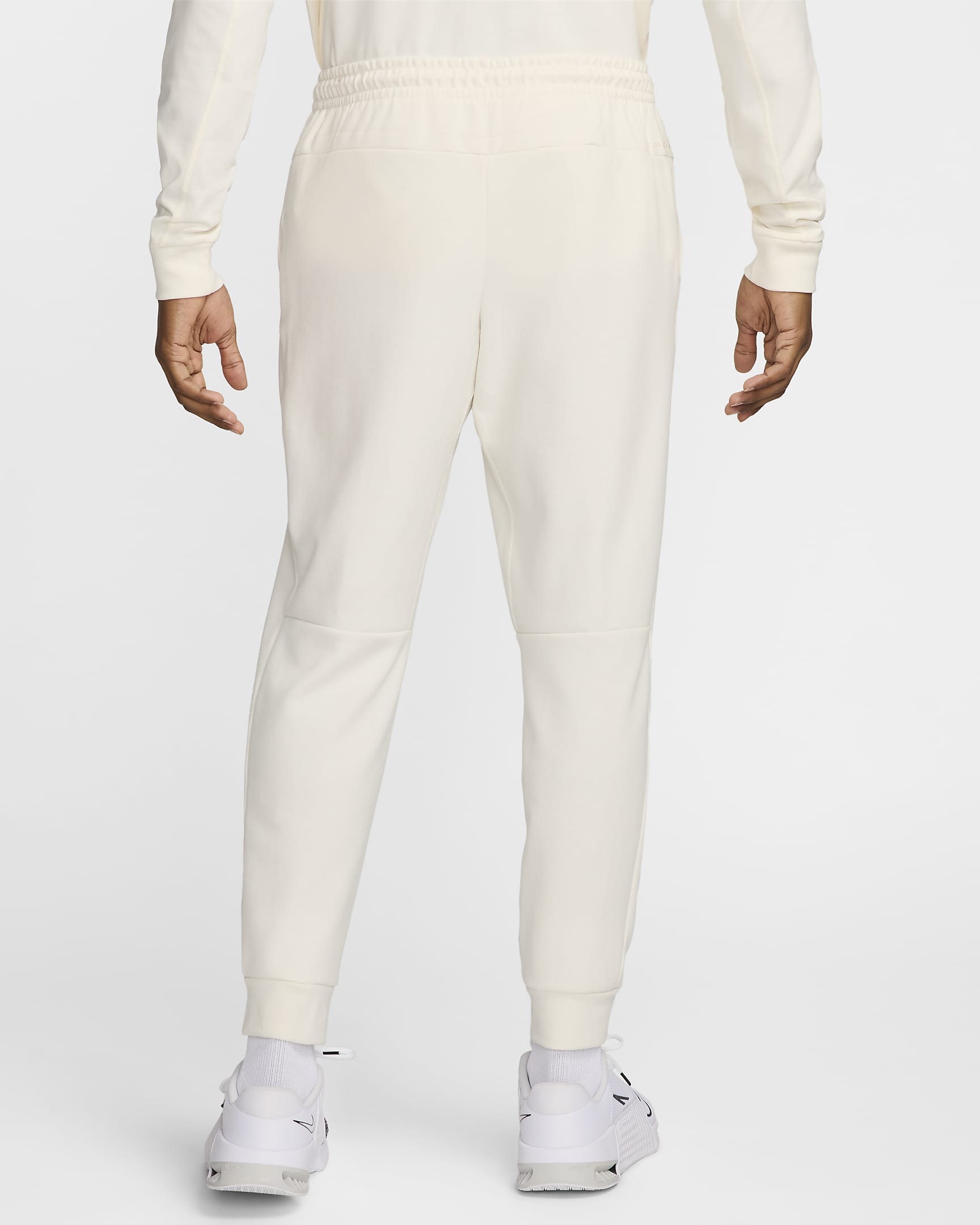 Mångsidiga sweats Nike Primary Dri-FIT UV för män - Pale Ivory/Pale Ivory