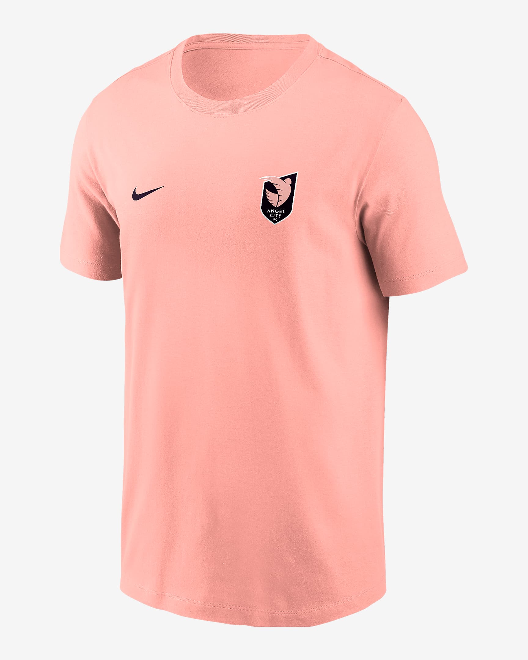 Ali Riley Angel City FC Men's Nike NWSL T-Shirt - Bleached Coral