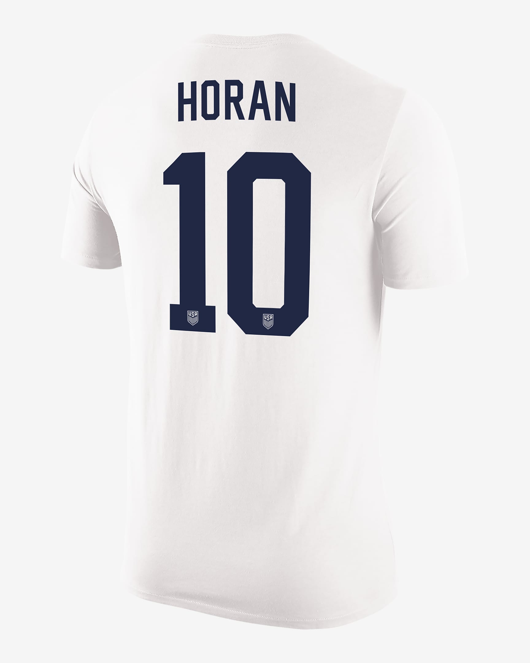 Playera de fútbol Nike para hombre Lindsey Horan USWNT - Blanco