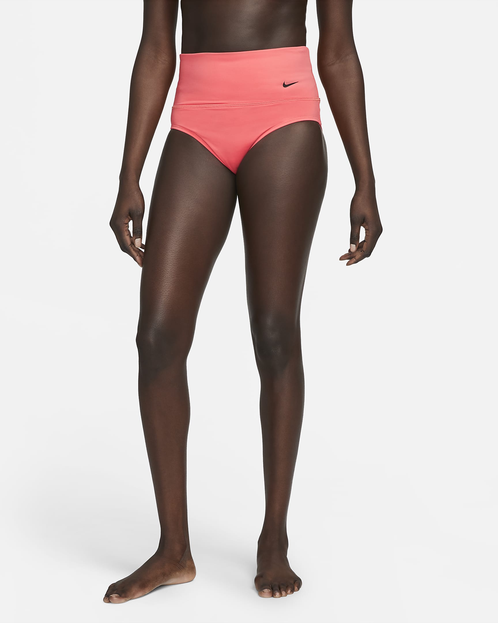 Nike Essential Women's High-Waisted Swim Bottoms - Sea Coral