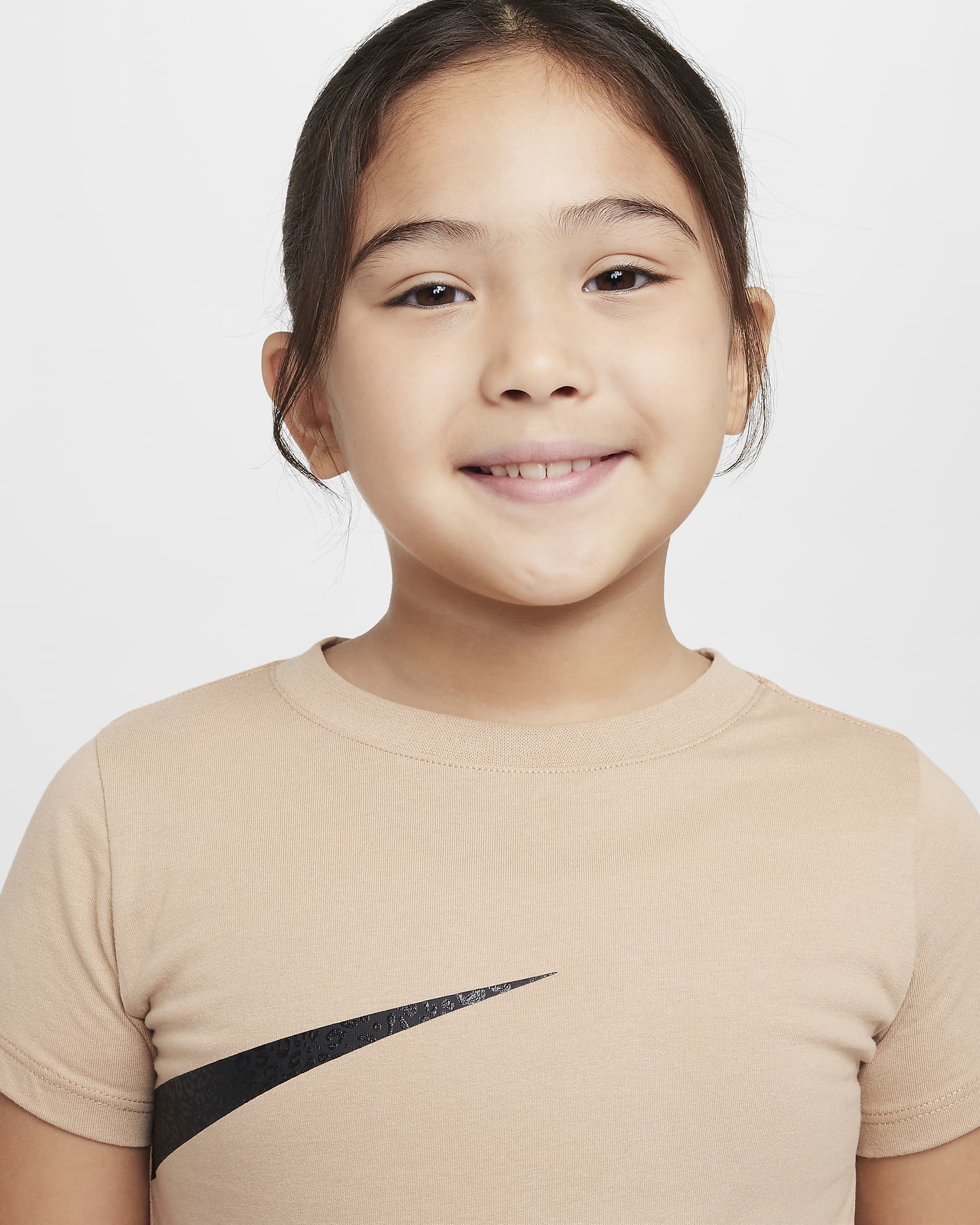 Nike Swoosh Spirit Little Kids' T-Shirt - Hemp