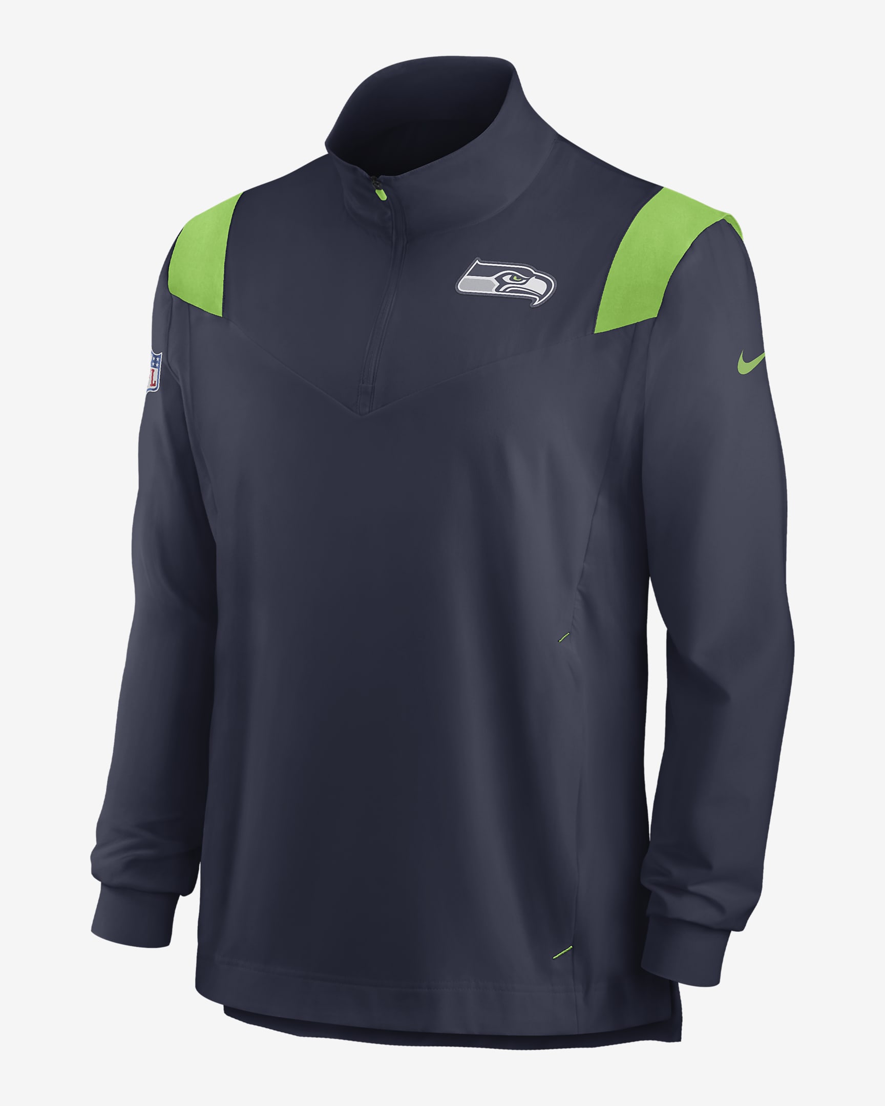 Chamarra con cierre de 1/4 para hombre Nike Repel Coach (NFL Seattle ...