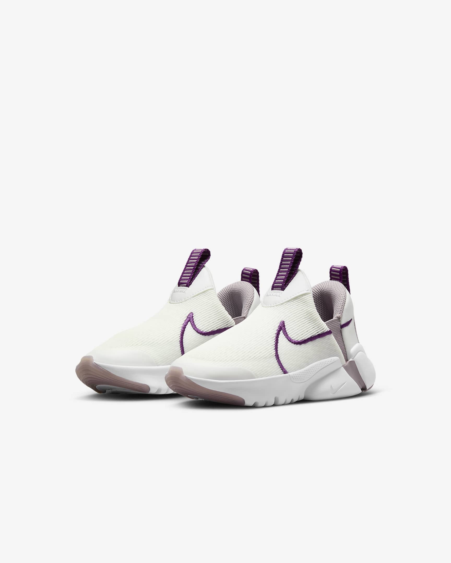 Nike Flex Plus 2 Younger Kids' Shoes - Summit White/Light Violet Ore/White/Viotech