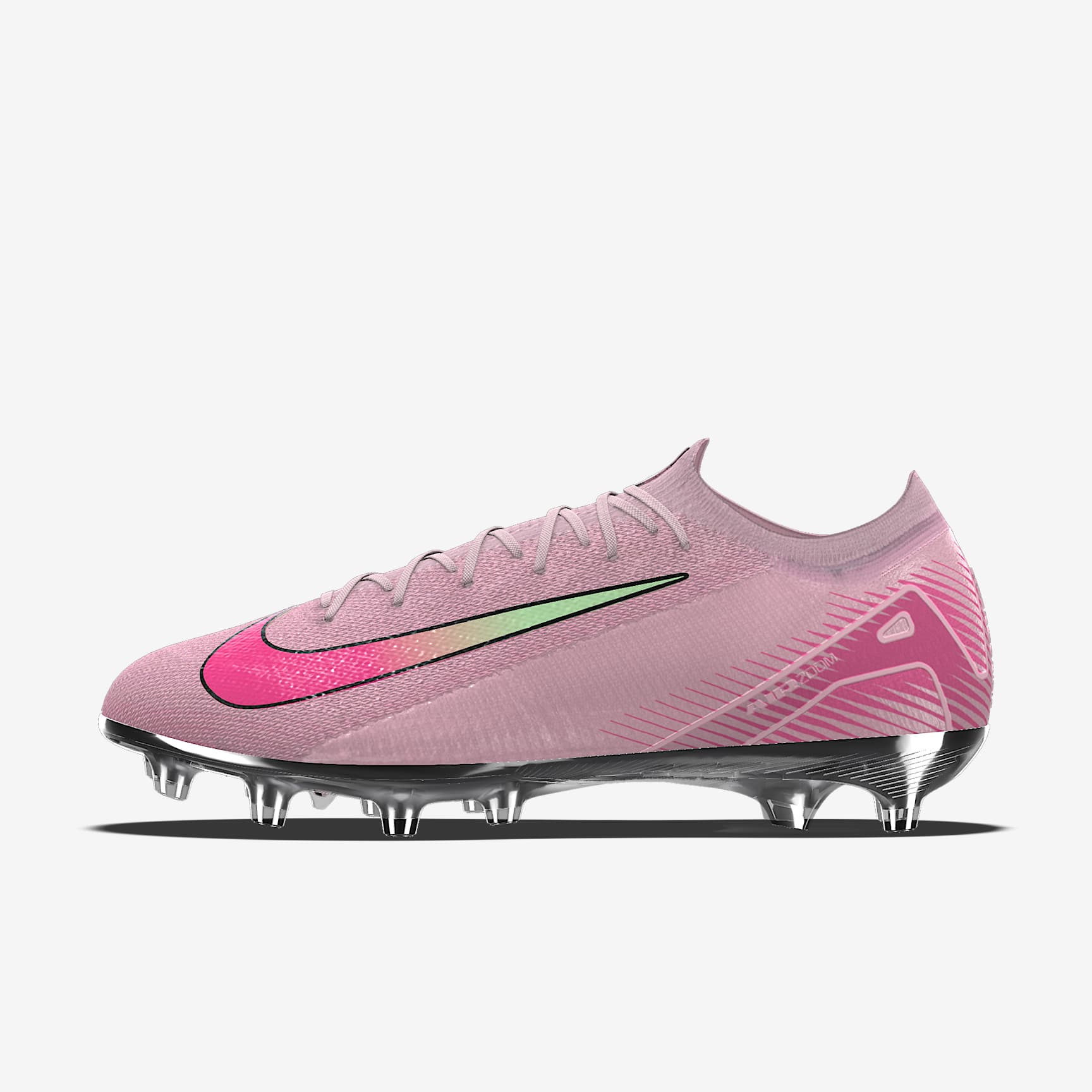 Nike Mercurial Vapor 16 Elite By You Custom AG-Pro Low-Top Soccer Cleats - Pink Foam/Hyper Pink/Pink Foam