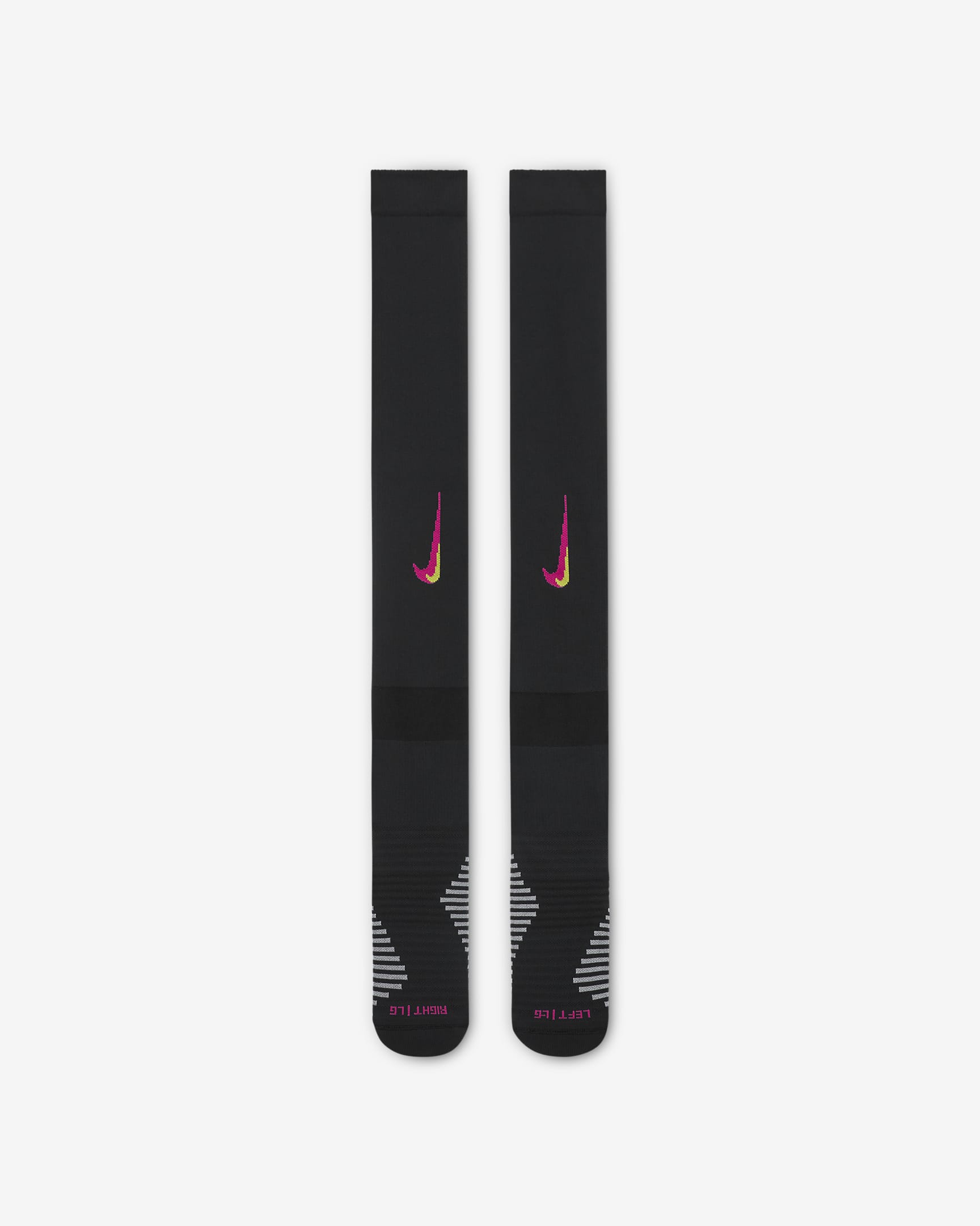 Chelsea F.C. 2024/25 Strike Third Nike Football Knee-High Sock - Black/Fireberry