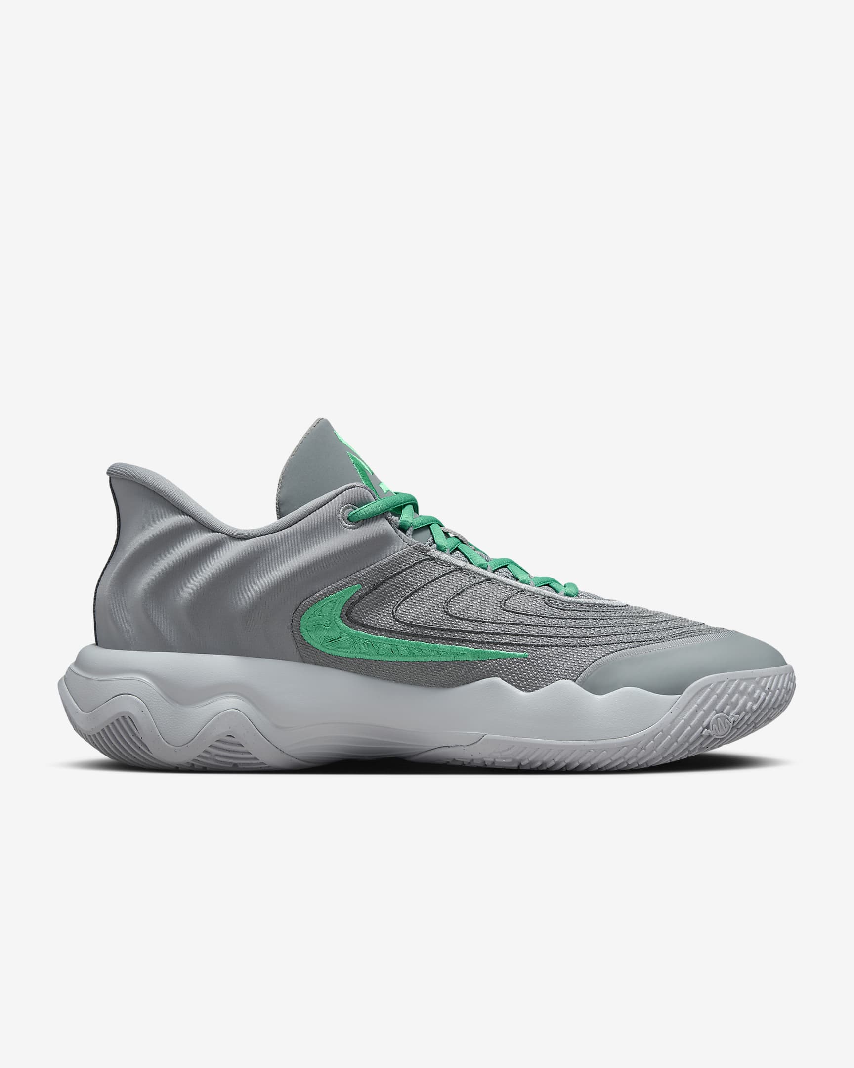 Giannis Immortality 4 Basketbol Ayakkabısı - Smoke Grey/Wolf Grey/Dark Smoke Grey/Stadium Green