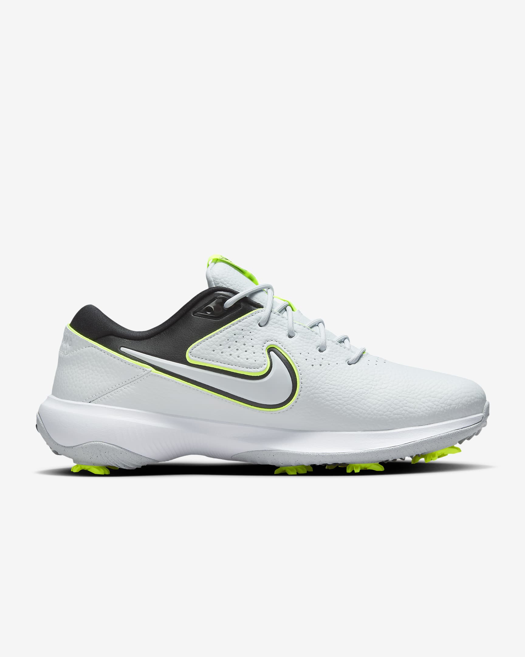 Nike Victory Pro 3-golfsko til mænd - Pure Platinum/sort/hvid/Volt