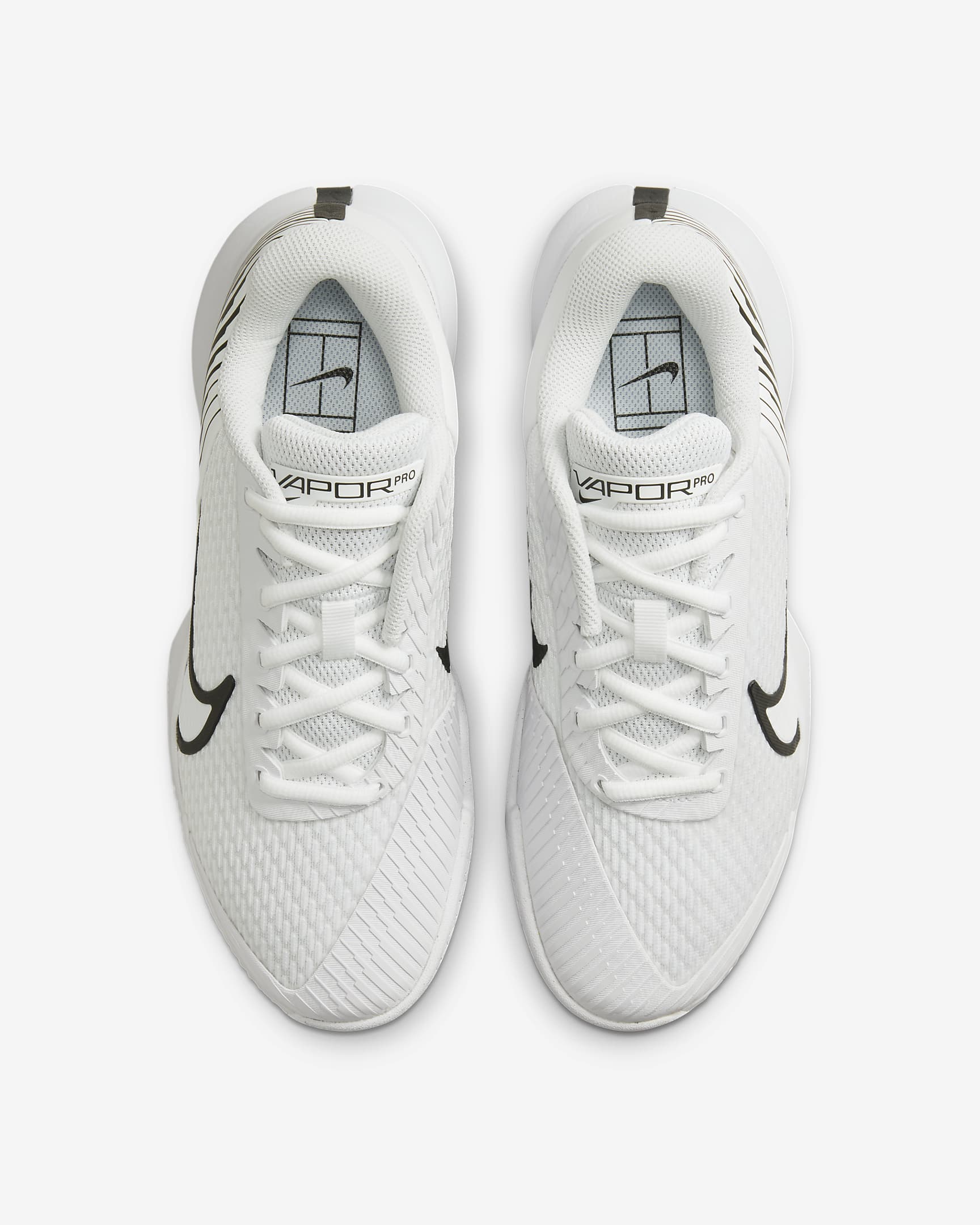 NikeCourt Air Zoom Vapor Pro 2 Zapatillas de tenis de pista rápida - Mujer - Blanco/Pure Platinum/Negro