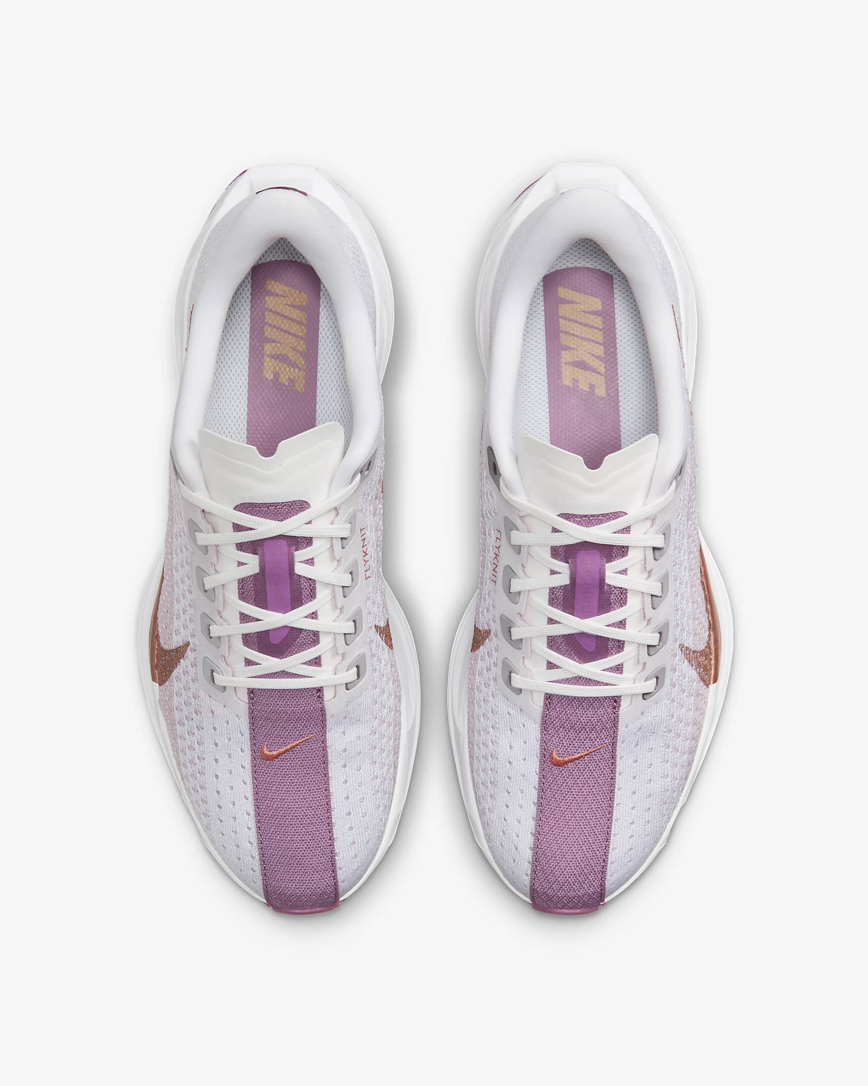 Nike Pegasus Plus Sabatilles de running de carretera - Dona - Blanc/Platinum Violet/Plum Dust/Metallic Red Bronze