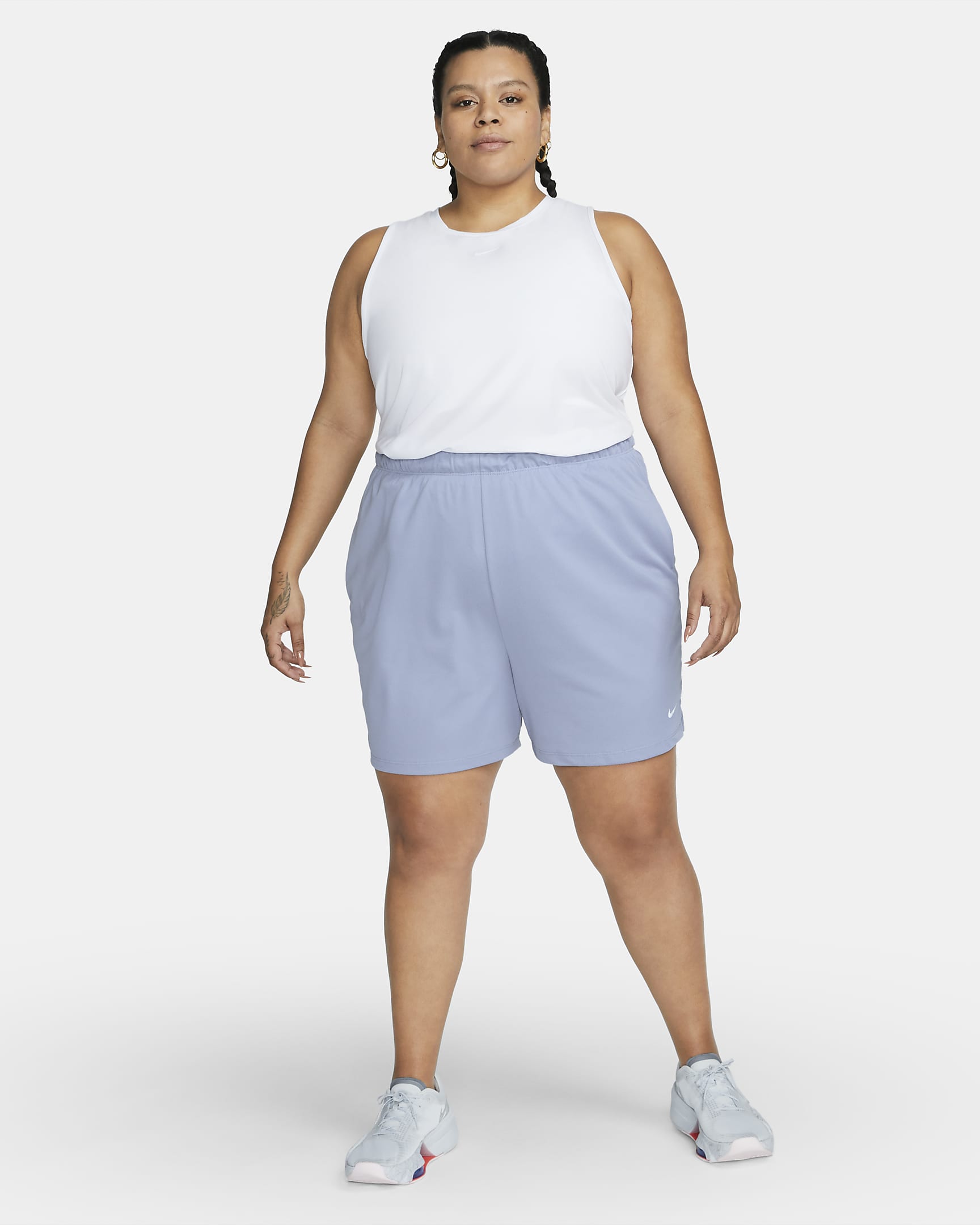 dri fit plus size shorts