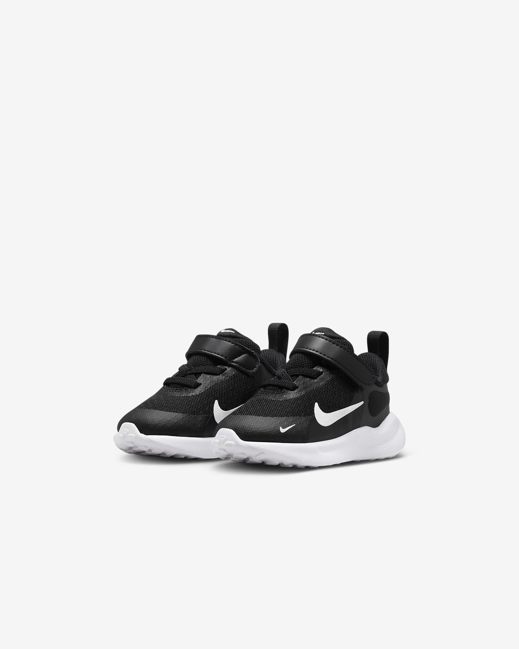 Tenis para bebé e infantil Nike Revolution 7 - Negro/Blanco/Blanco