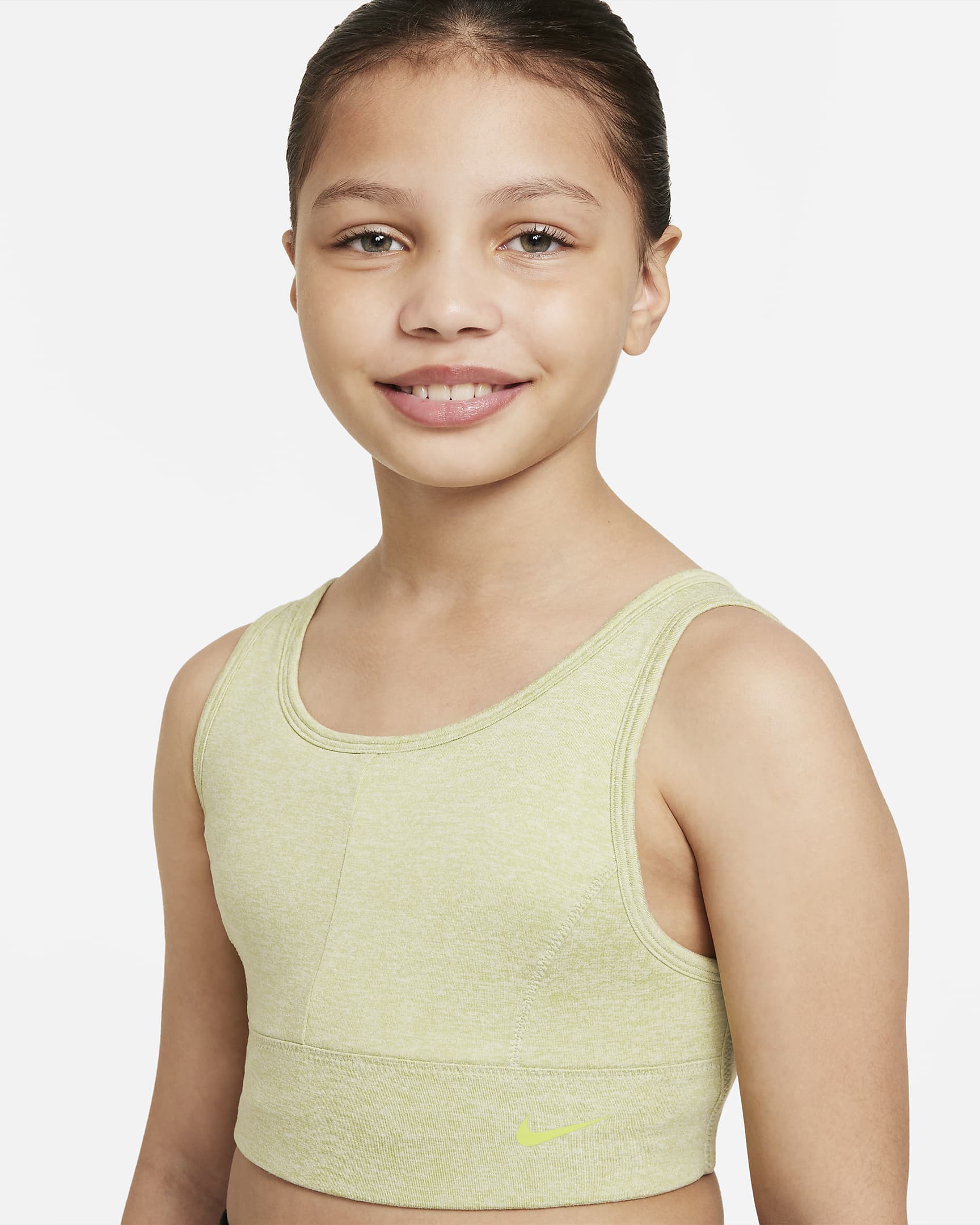 Nike DriFIT Swoosh Luxe Older Kids' (Girls') Sports Bra. Nike UK