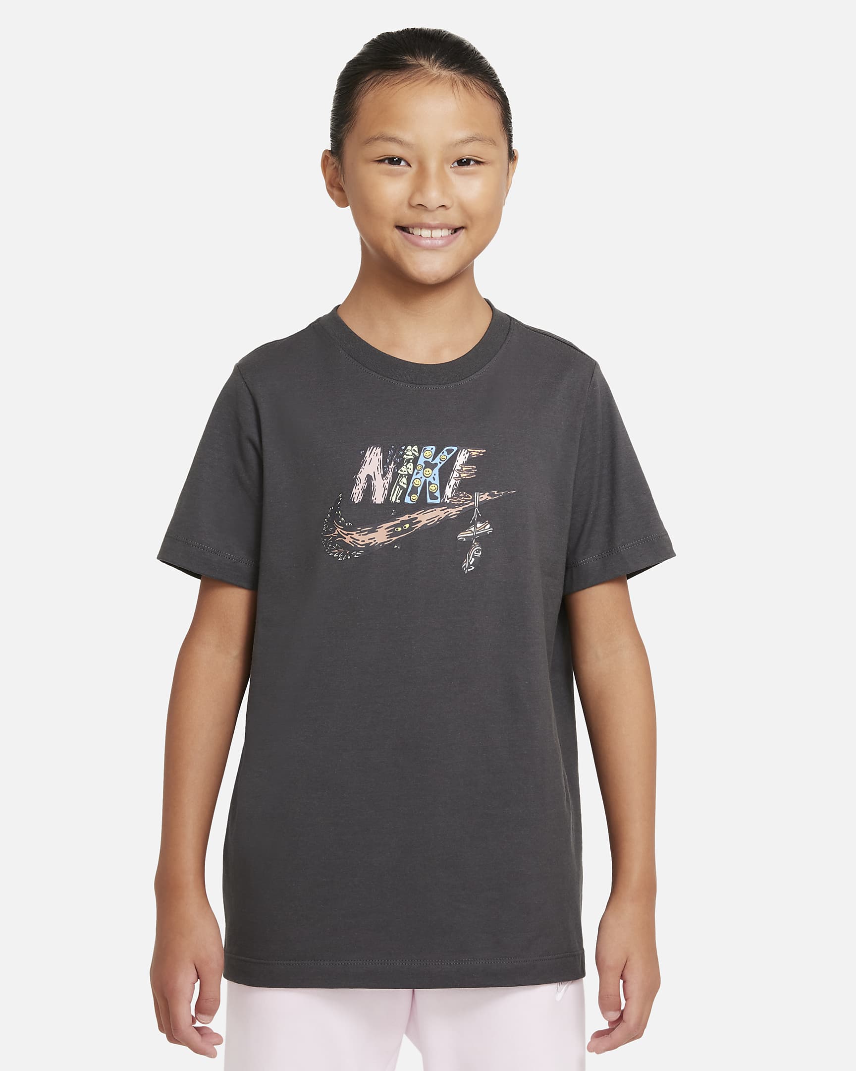 Nike Sportswear Older Kids' T-Shirt - Anthracite