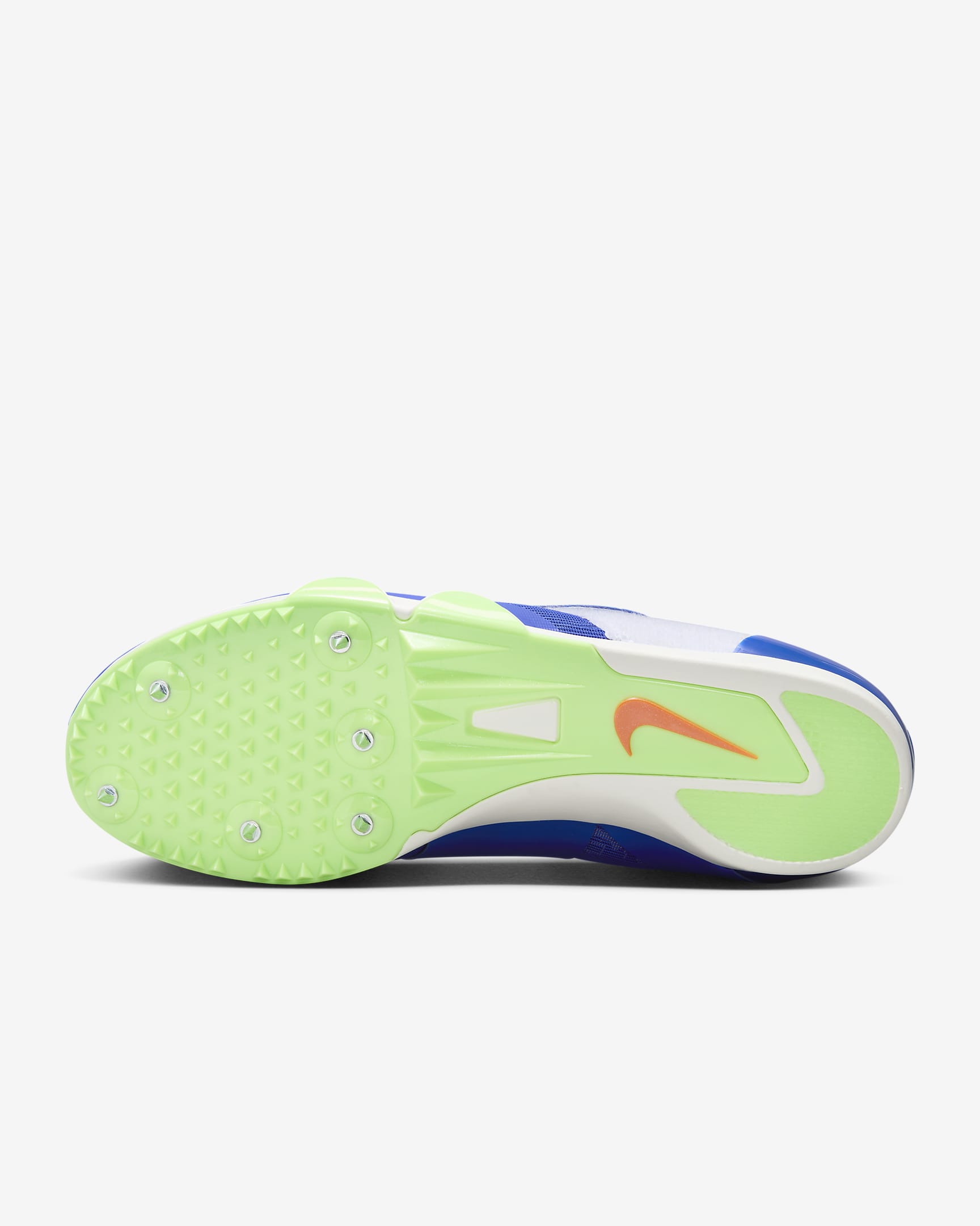 Nike Pole Vault Elite Athletics Jumping Spikes - Racer Blue/Safety Orange/Lime Blast/White