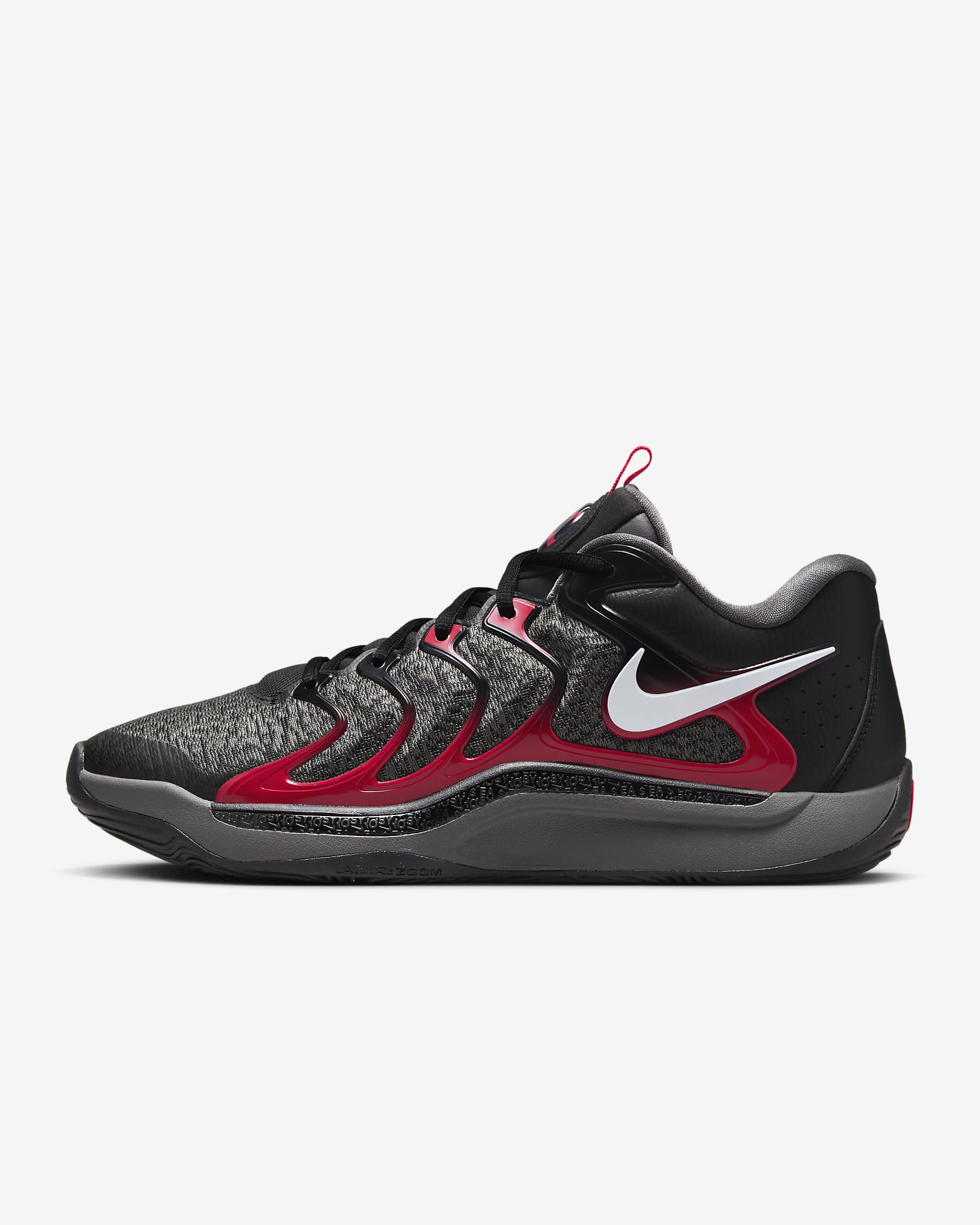 KD17 Basketball Shoes - Black/Iron Grey/University Red/White