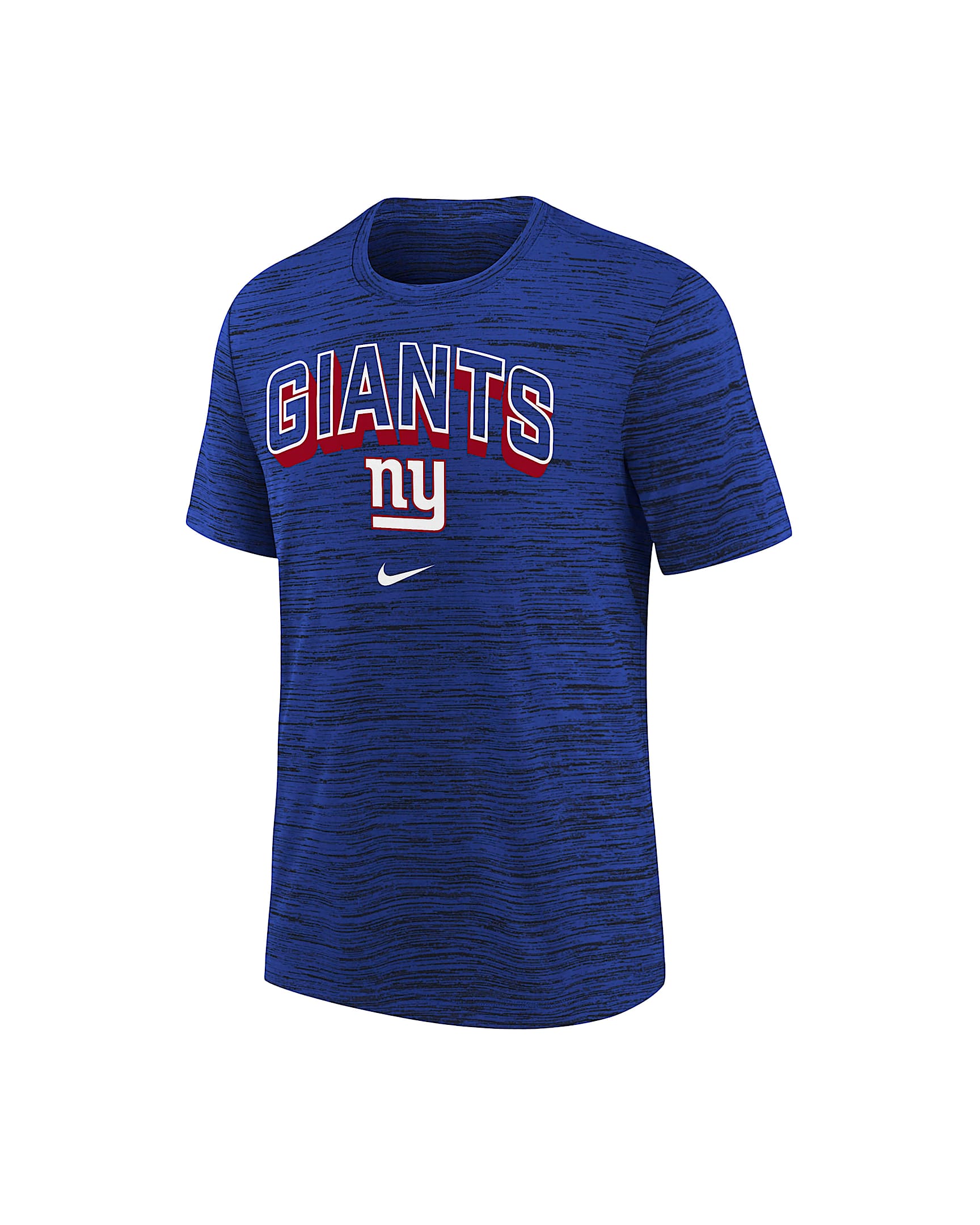 Playera Nike Dri-FIT de la NFL para niños talla grande New York Giants Sideline Velocity - Royal