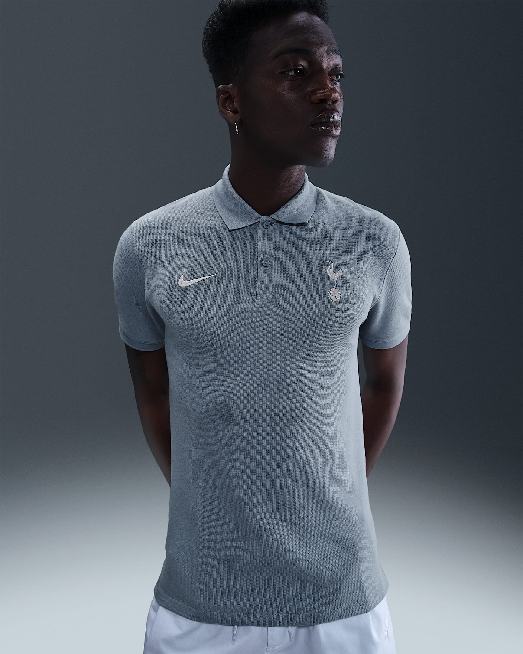Polo da calcio Nike Dri-FIT Tottenham Hotspur The Nike Polo – Uomo - Ashen Slate/Light Iron Ore