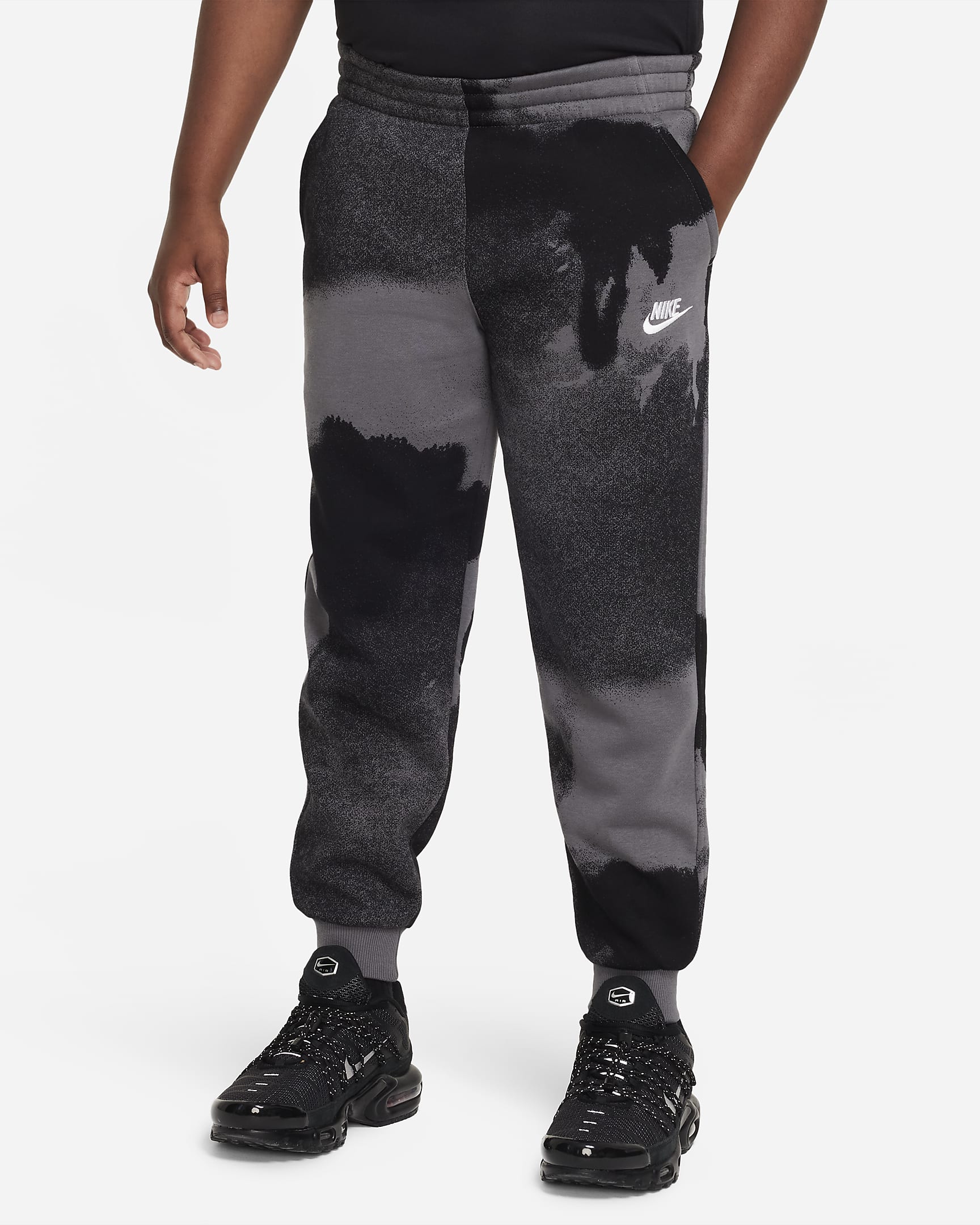 Pantalon de jogging à imprimé Nike Sportswear Club Fleece pour ado (taille élargie). Nike CA