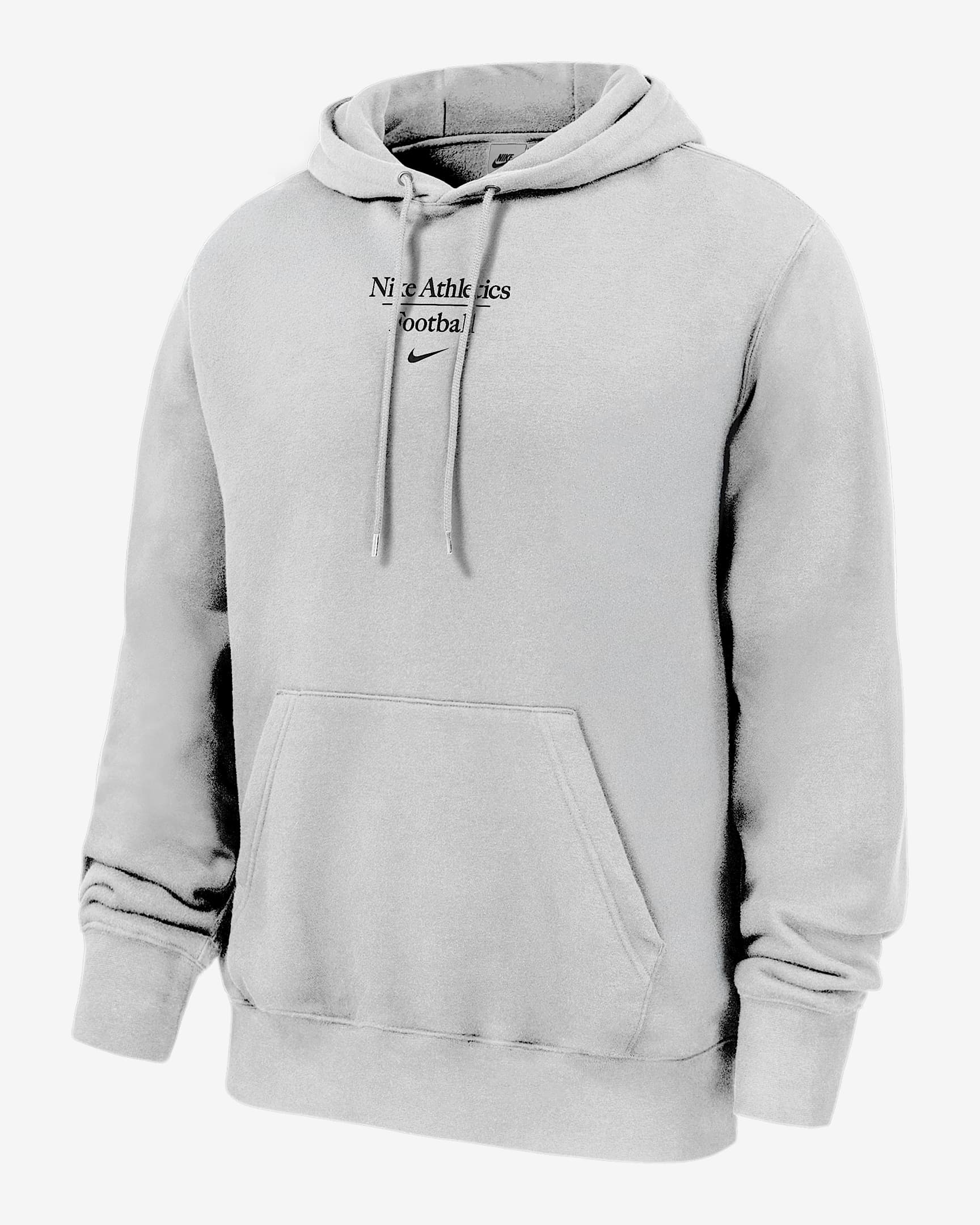 Nike Club Fleece Men's Football Pullover Hoodie - White