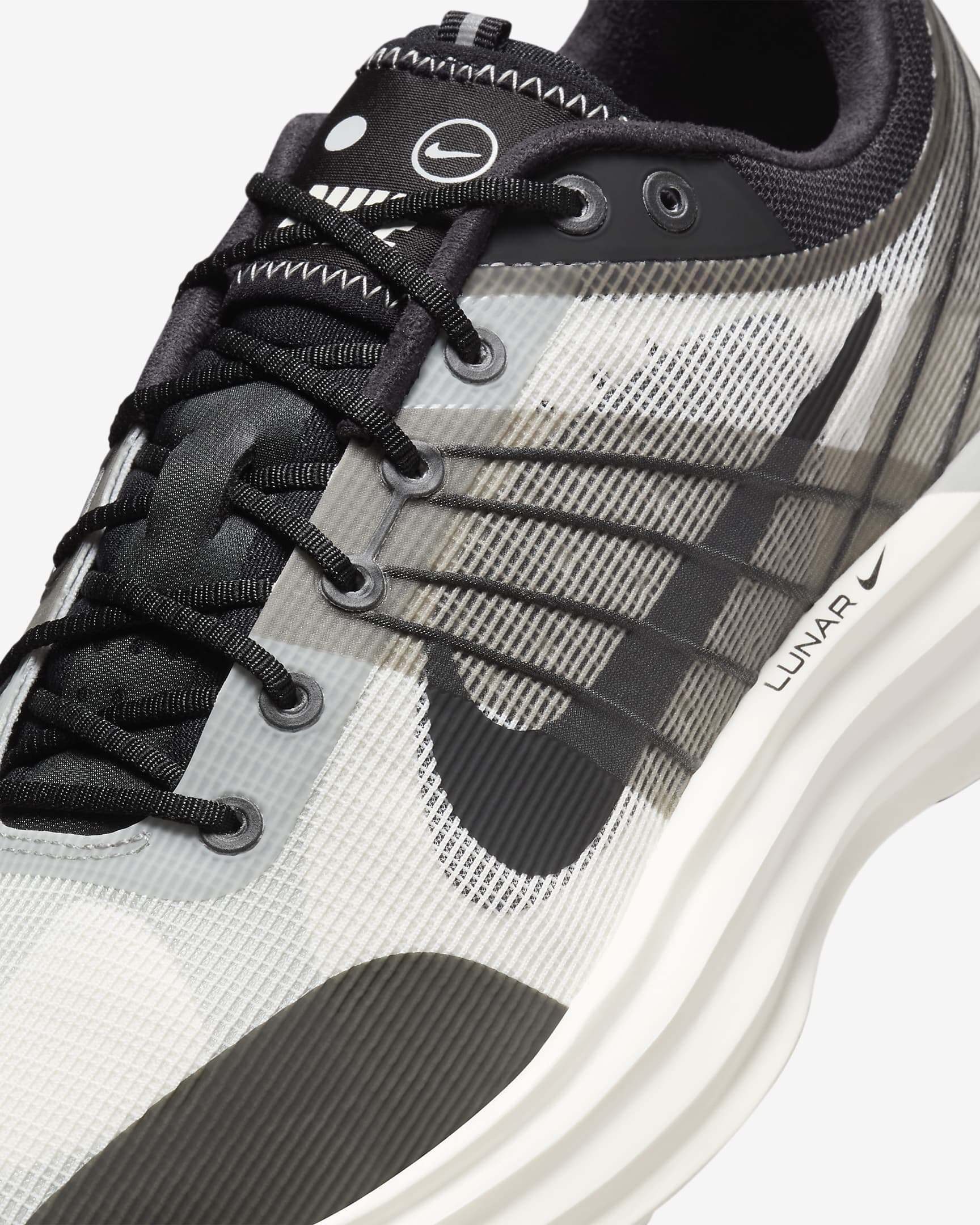 Tenis para hombre Nike Lunar Roam - Blanco cumbre/Gris humo claro/Negro/Negro