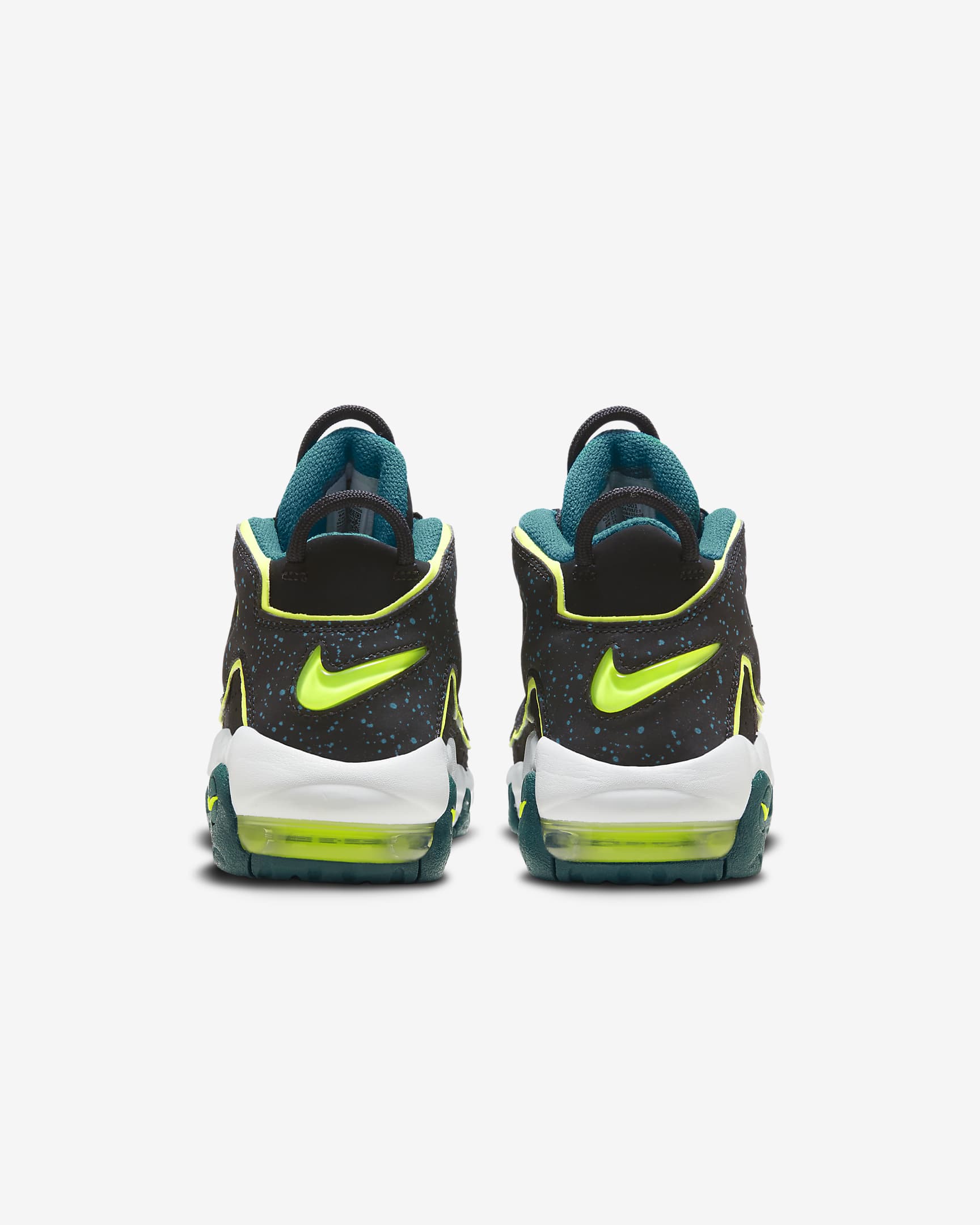 black and lime green nike shox