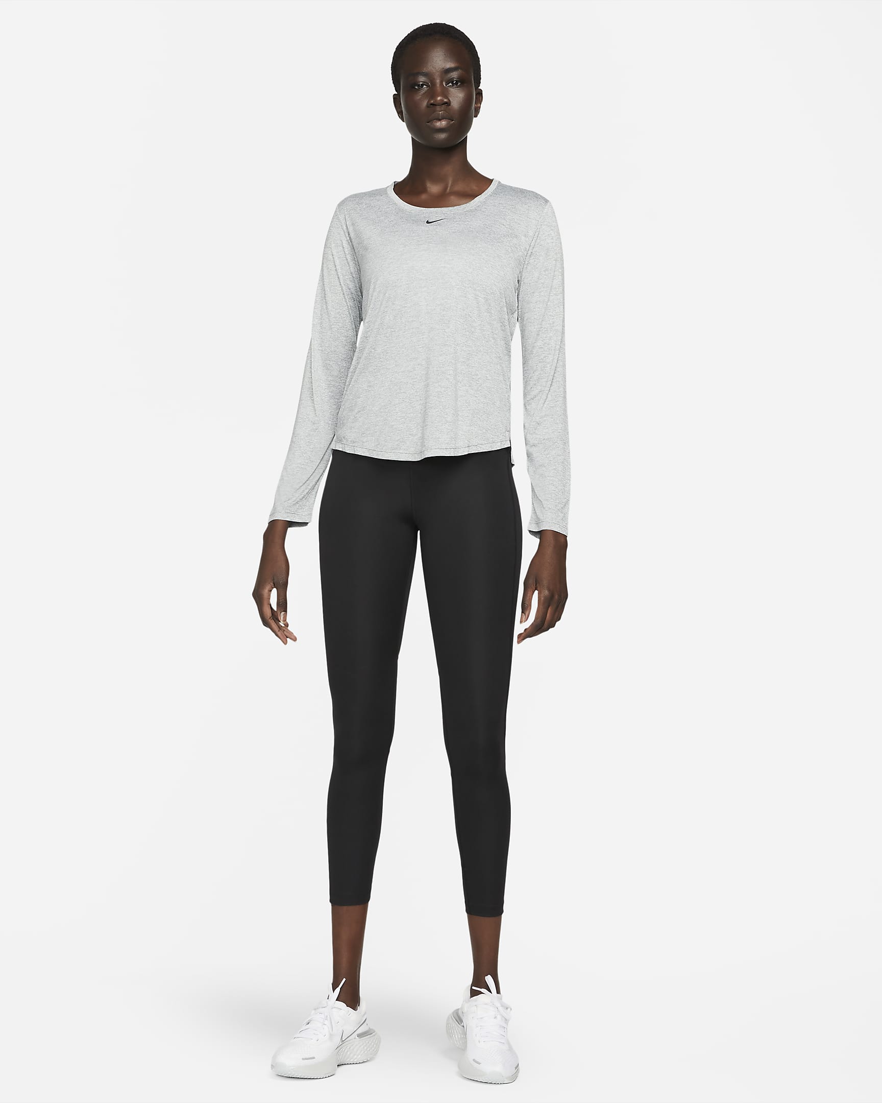 Nike Dri-FIT One Women's Standard Fit Long-Sleeve Top. Nike UK