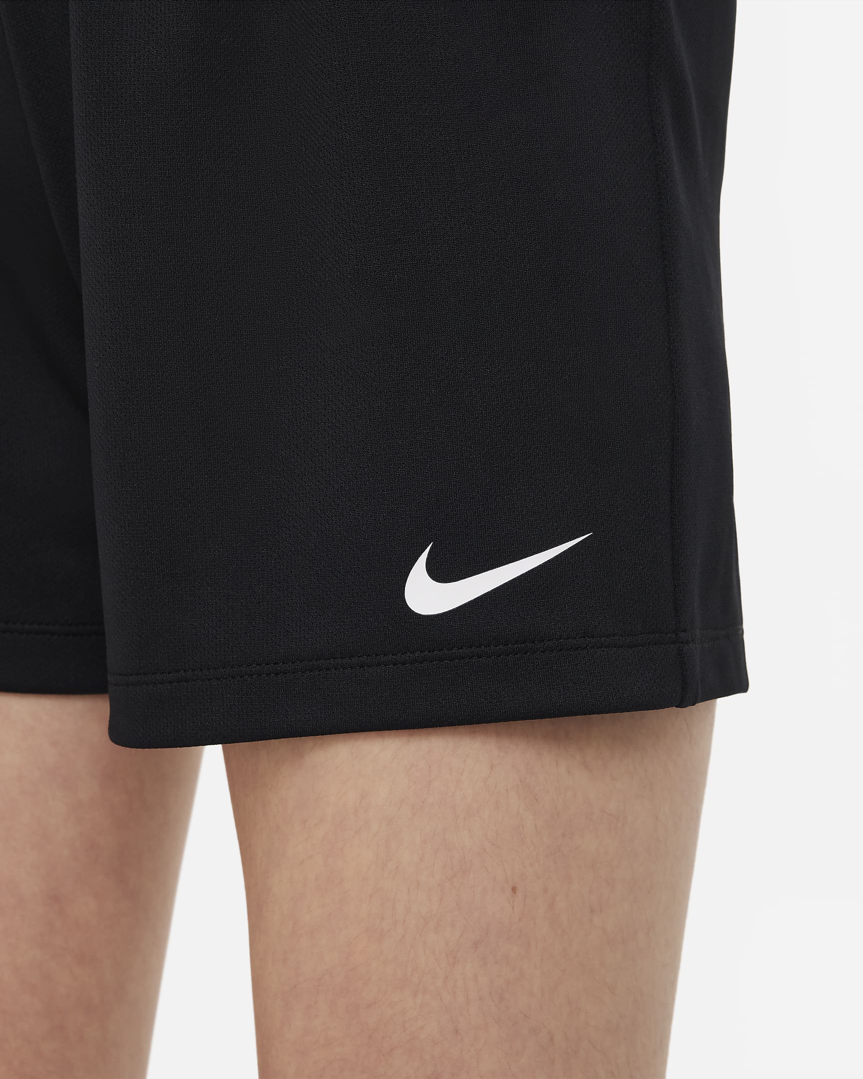 Nike Trophy Dri-FIT edzőrövidnadrág nagyobb gyerekeknek (lányoknak) - Fekete/Fehér