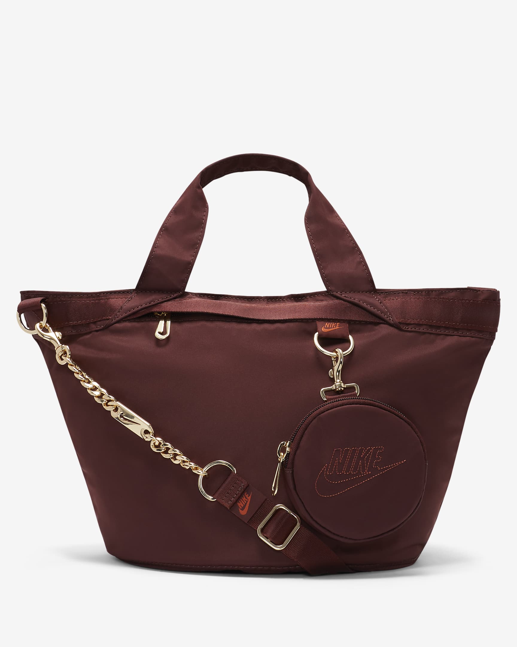 Nike Sportswear Futura Luxe Women's Tote (10L) - Bronze Eclipse/Bronze Eclipse/Burnt Sunrise